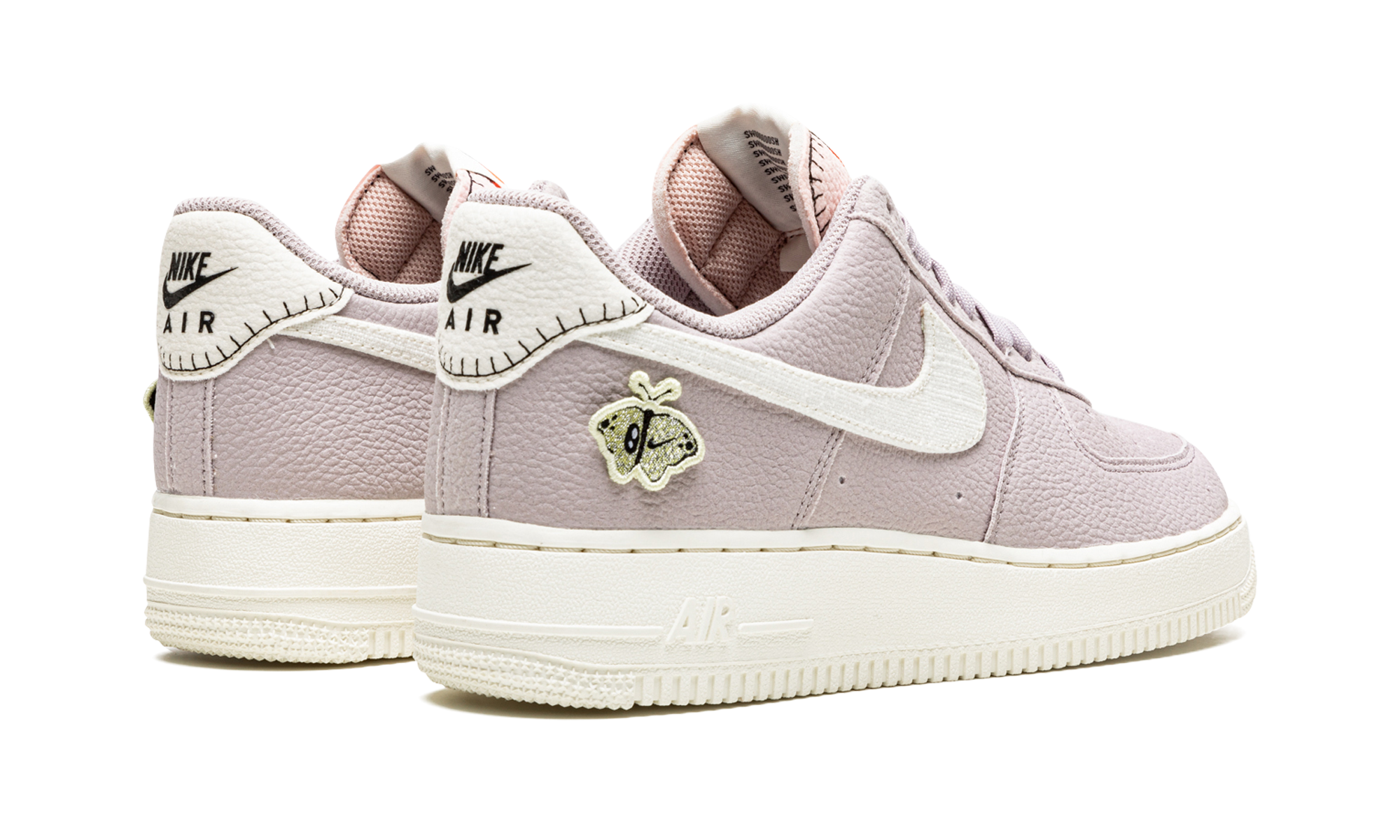 nike air force 1 low 07 se next nature amethyst ash women s+DJ6378-500+diagnol right behind view