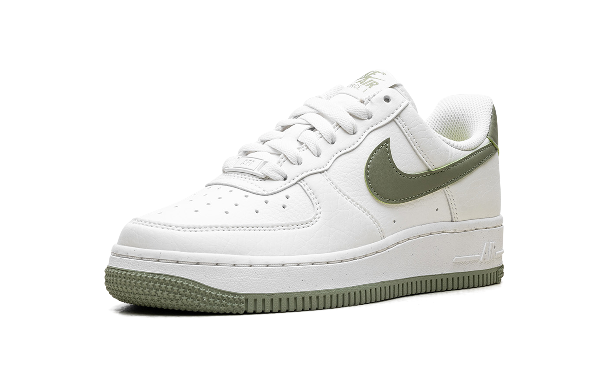 nike air force 1 low 07 se next nature oil green women s+DV3808-106+left diagnol single view