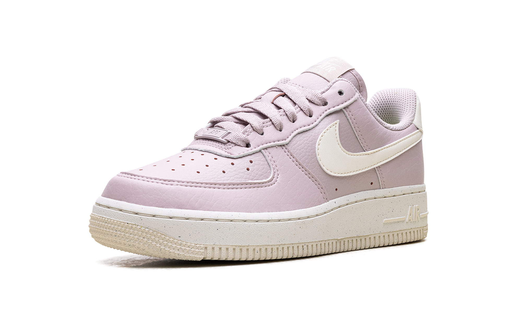 nike air force 1 low 07 se next nature platinum violet coconut milk women s+DV3808-001+left diagnol single view