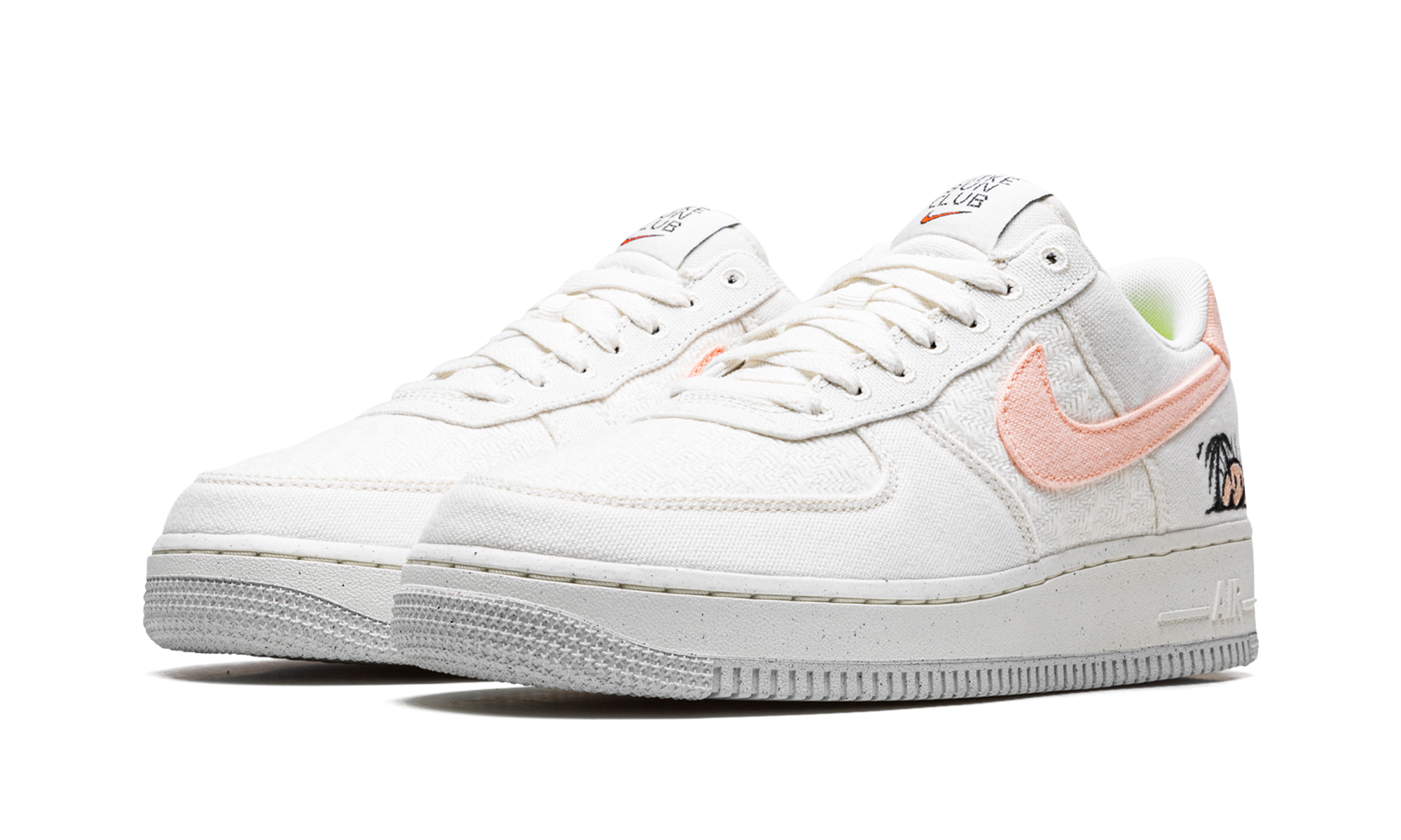 nike air force 1 low 07 se next nature sun club arctic orange women s+DJ9944-100+diagnol left view
