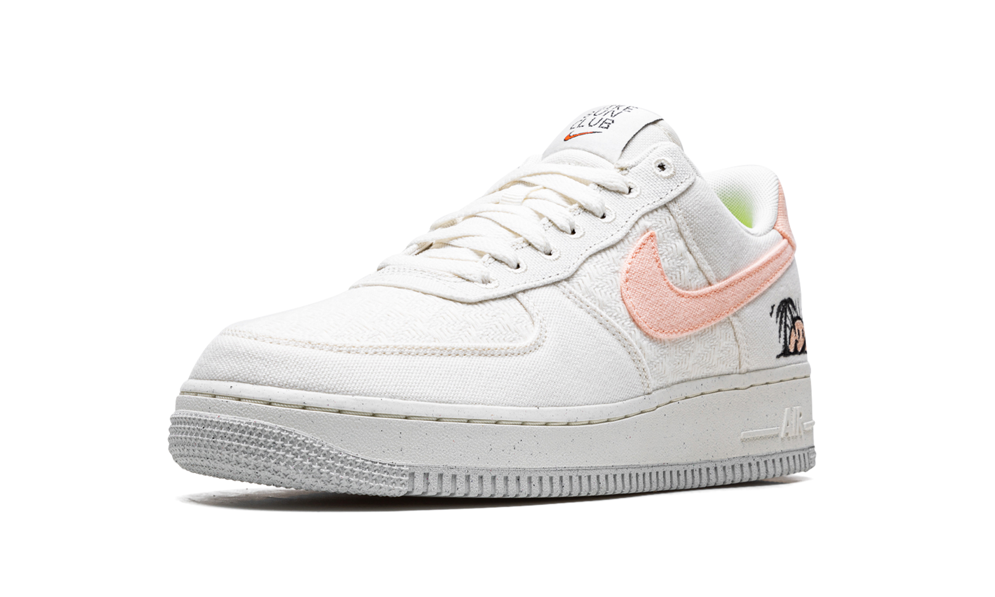 nike air force 1 low 07 se next nature sun club arctic orange women s+DJ9944-100+left diagnol single view