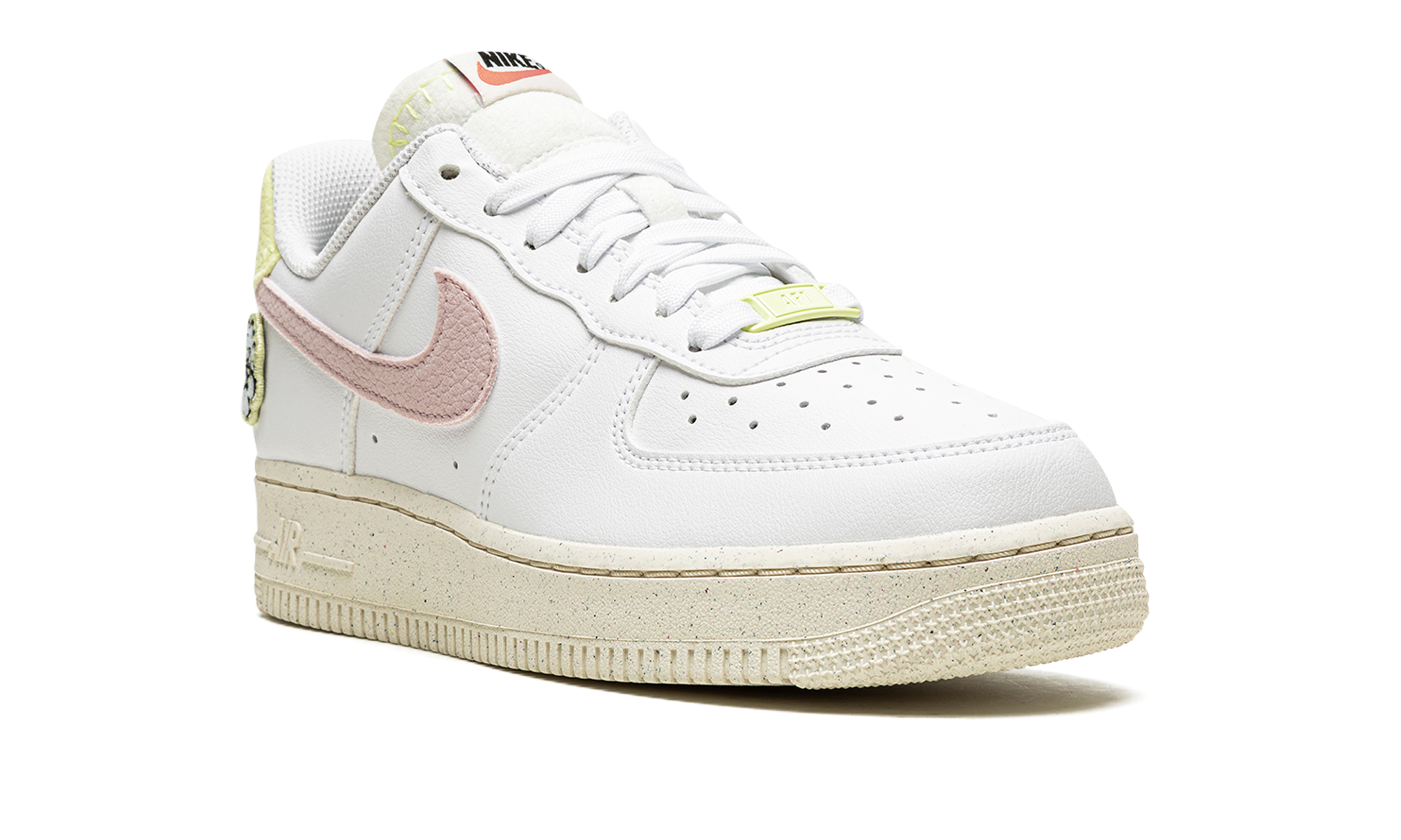 nike air force 1 low 07 se next nature white pink oxford women s+DJ6377-100+diagnol right view