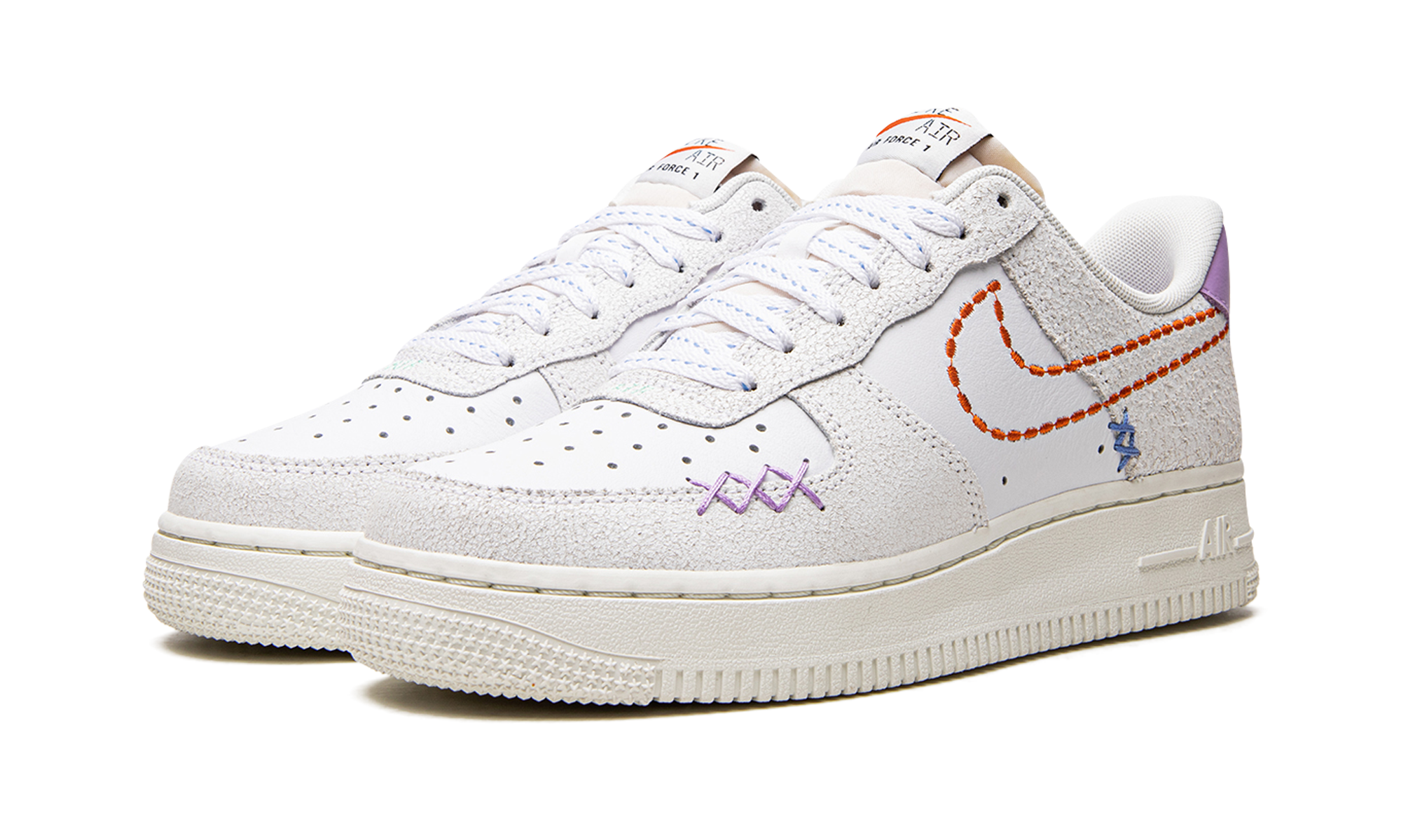 nike air force 1 low 07 se nike 101 women s+DX2348-100+diagnol left view
