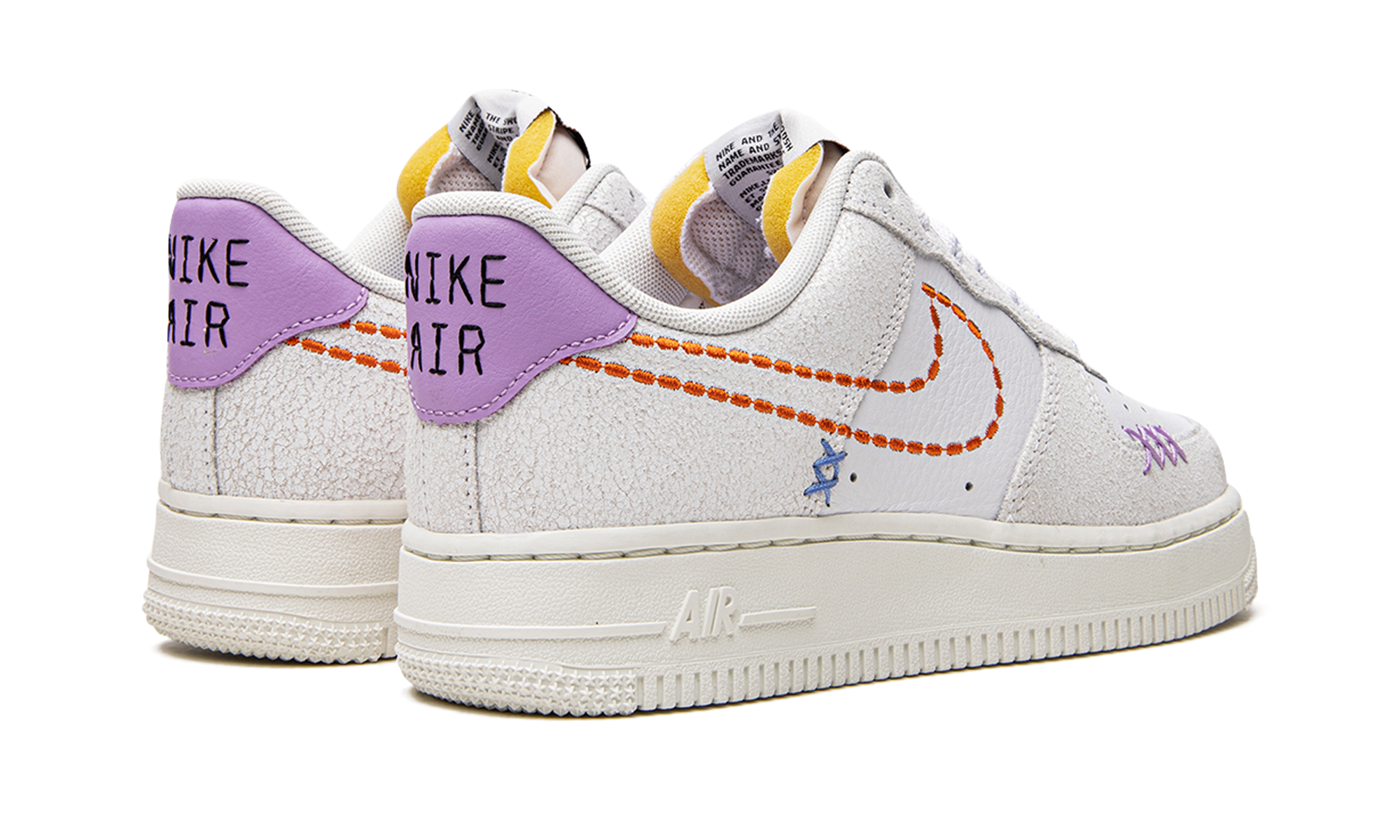 nike air force 1 low 07 se nike 101 women s+DX2348-100+diagnol right behind view
