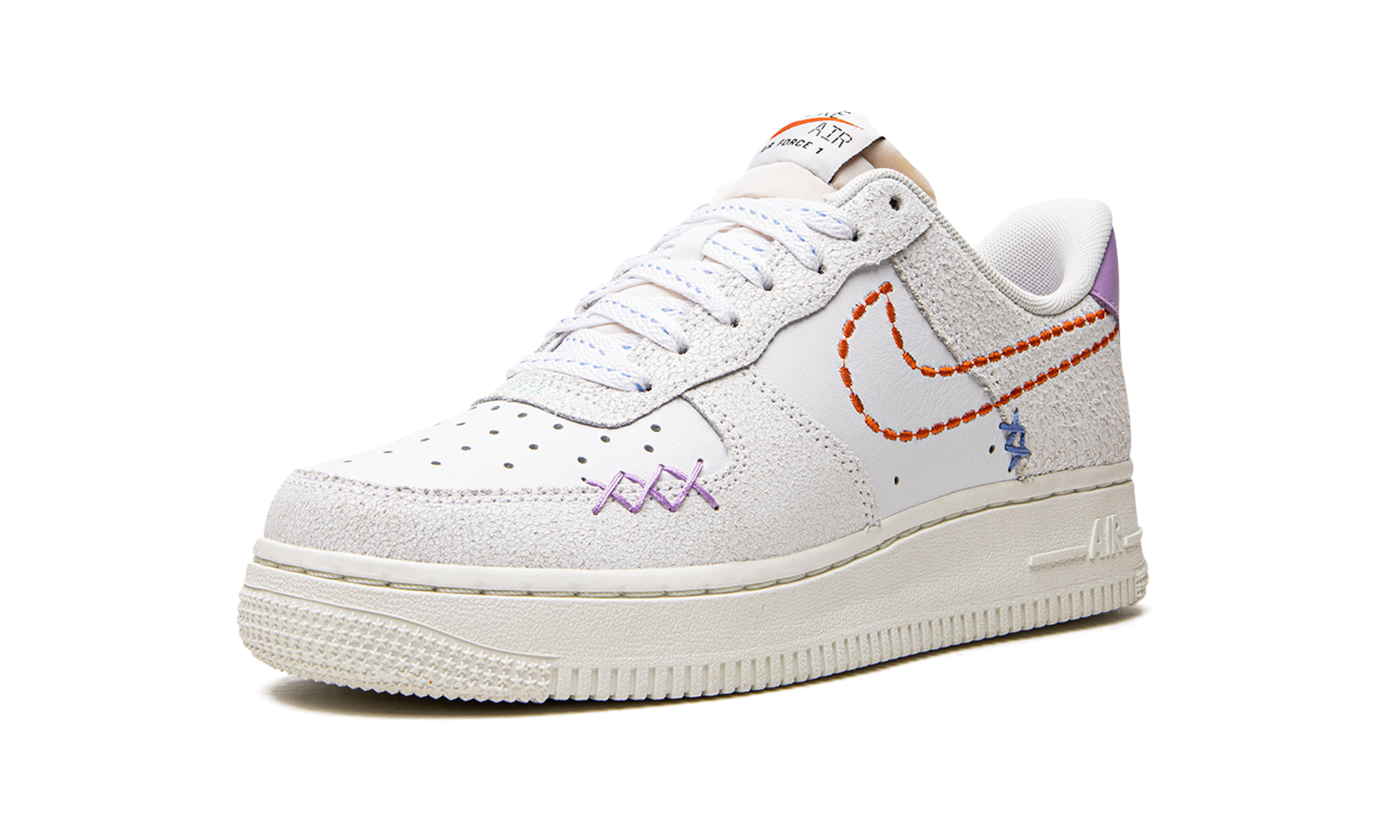 nike air force 1 low 07 se nike 101 women s+DX2348-100+left diagnol single view