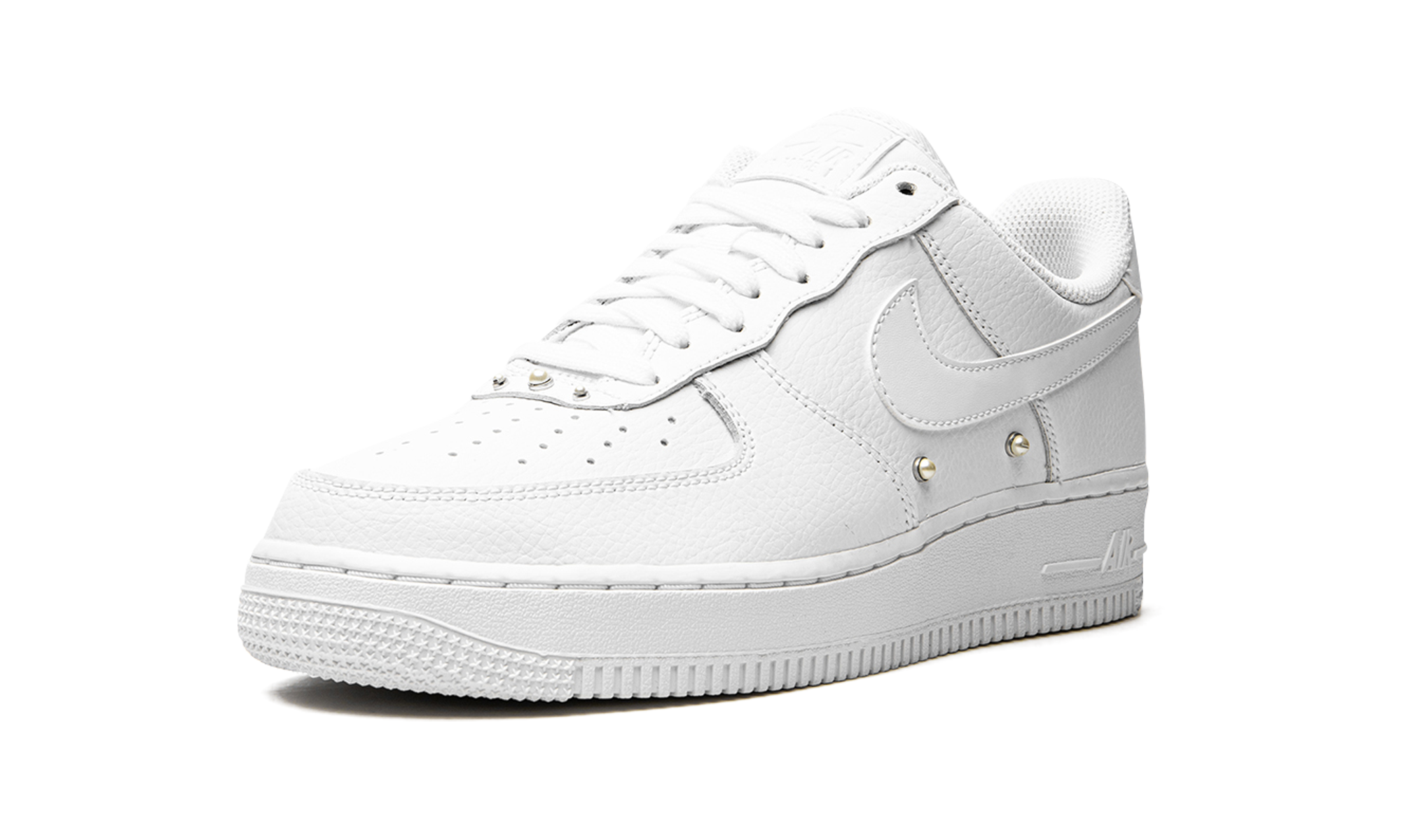 nike air force 1 low 07 se pearl white women s+DQ0231-100+left diagnol single view