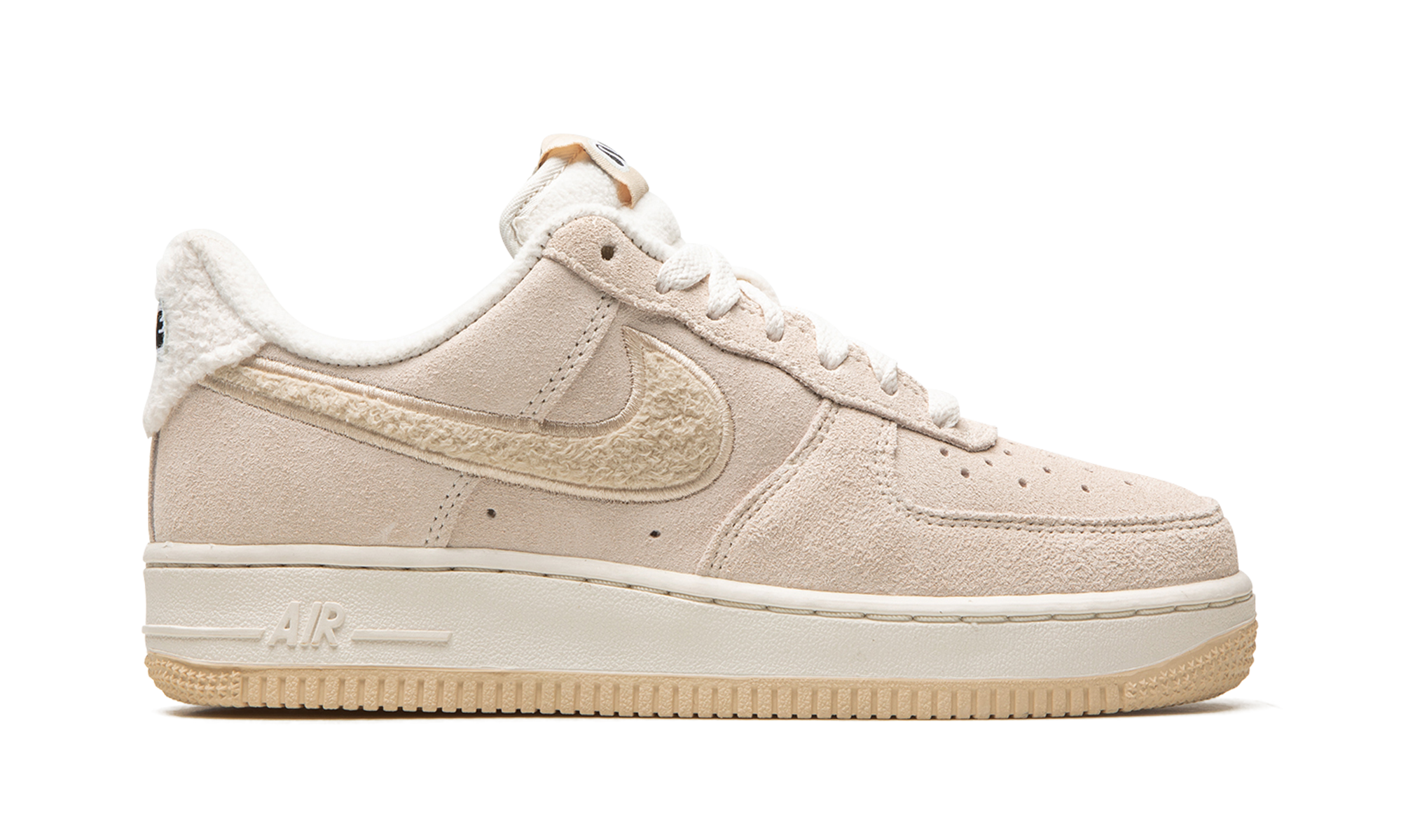 nike air force 1 low 07 se sanddrift gum fleece women s+DQ7583-001+right view