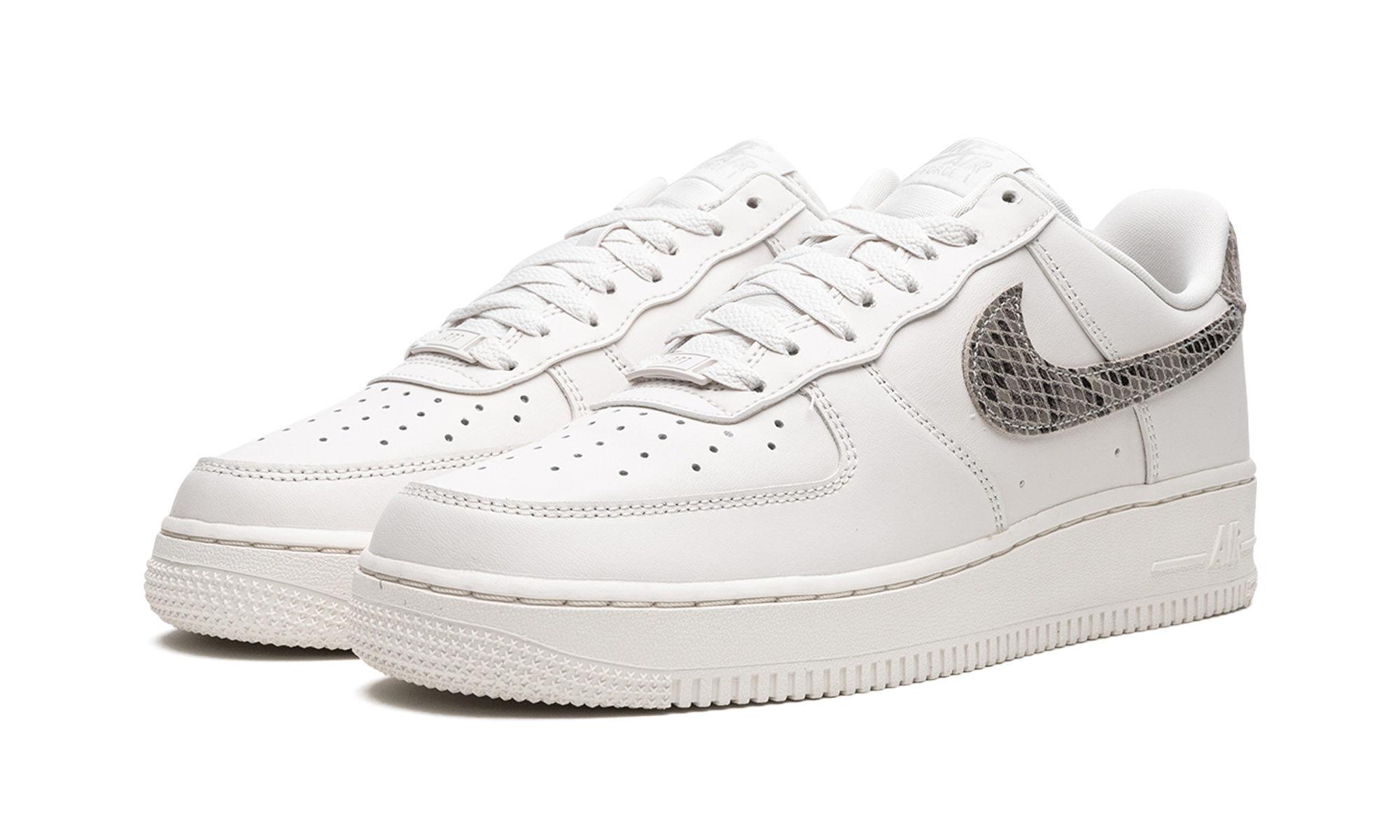 nike air force 1 low 07 snakeskin phantom women s+DD8959-002+diagnol left view