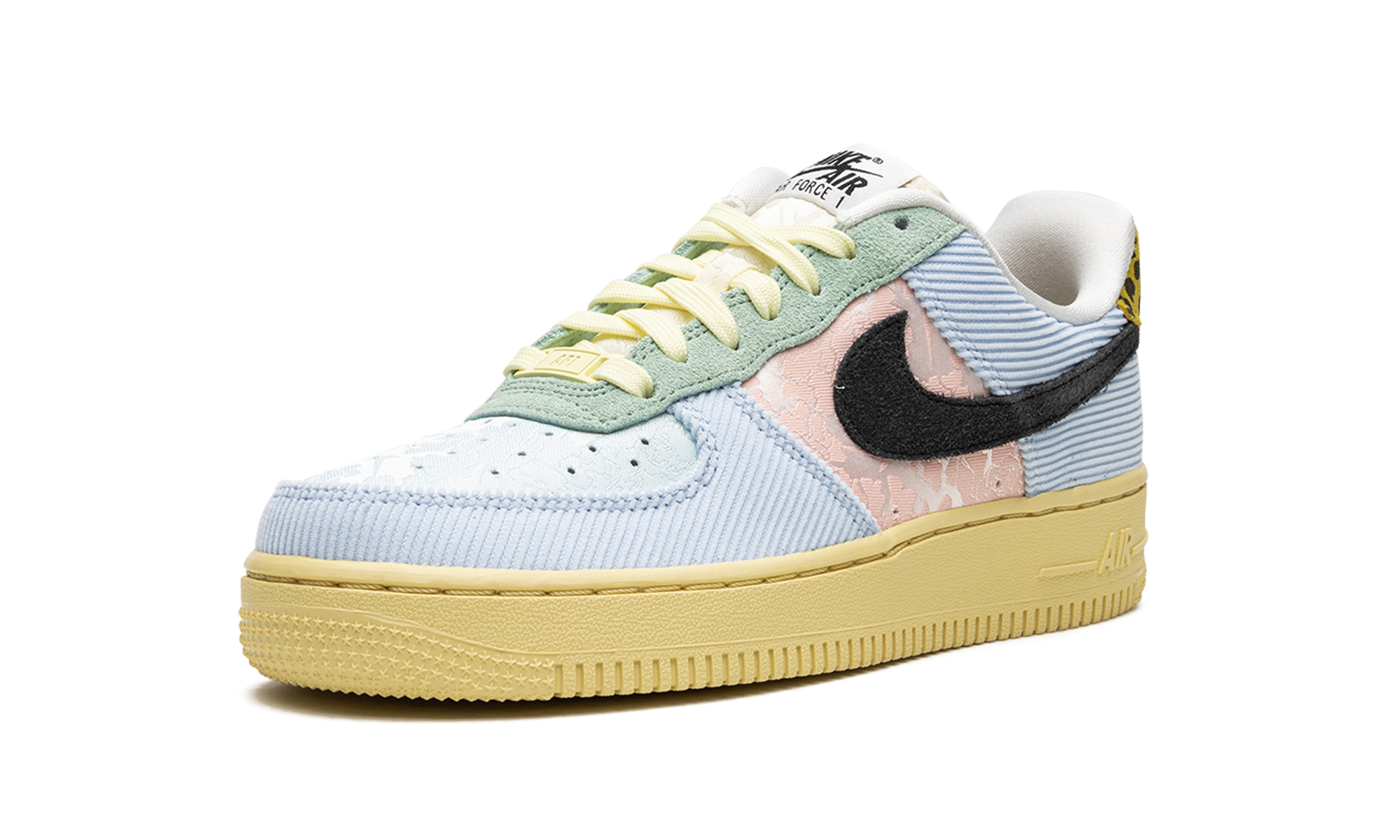 nike air force 1 low 07 spring mix women s+FJ4591-441+left diagnol single view