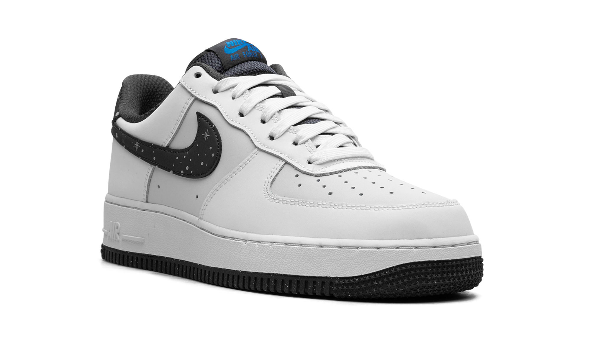 nike air force 1 low 07 starry swoosh+FV6656-100+diagnol right view