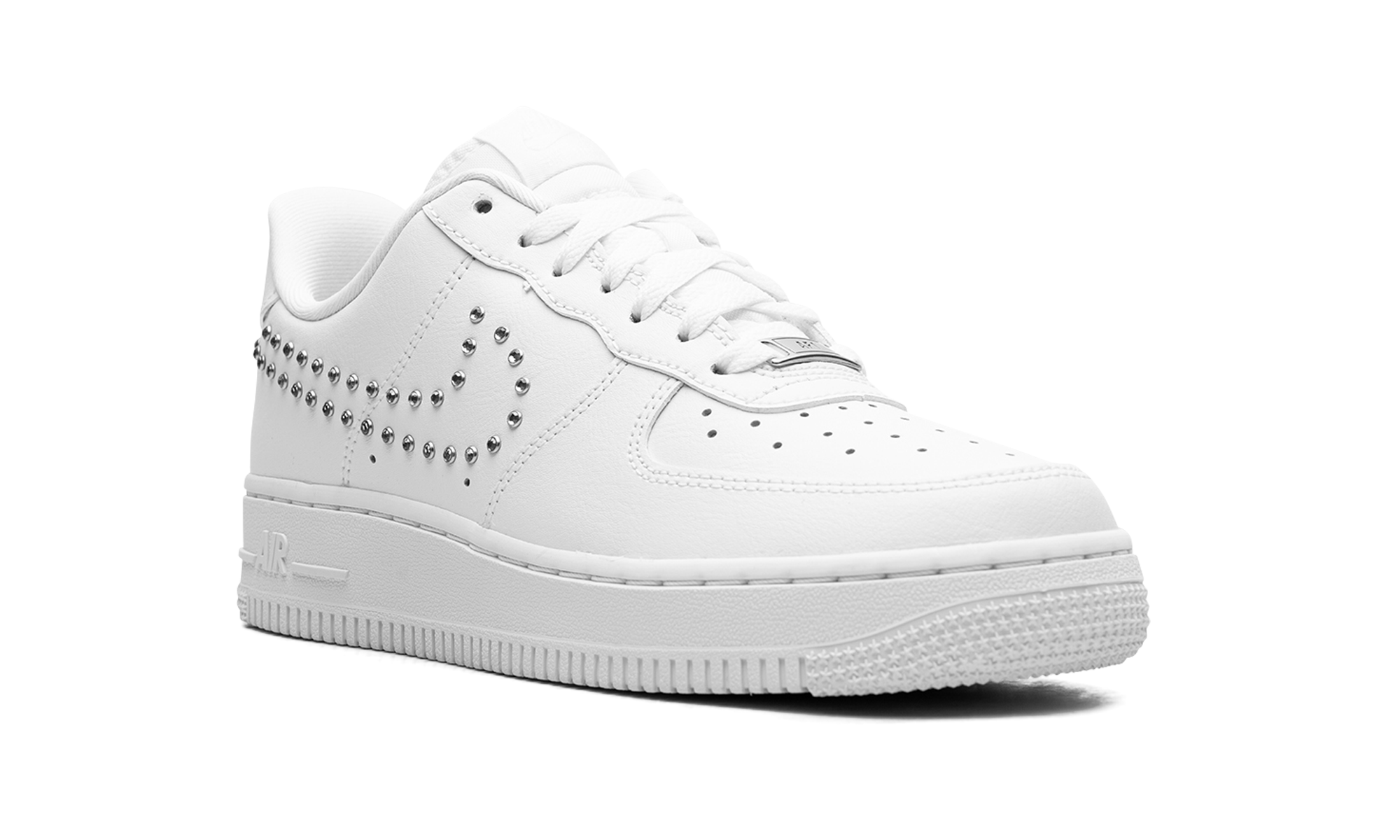 nike air force 1 low 07 studded swoosh women s+FQ8887-100+diagnol right view