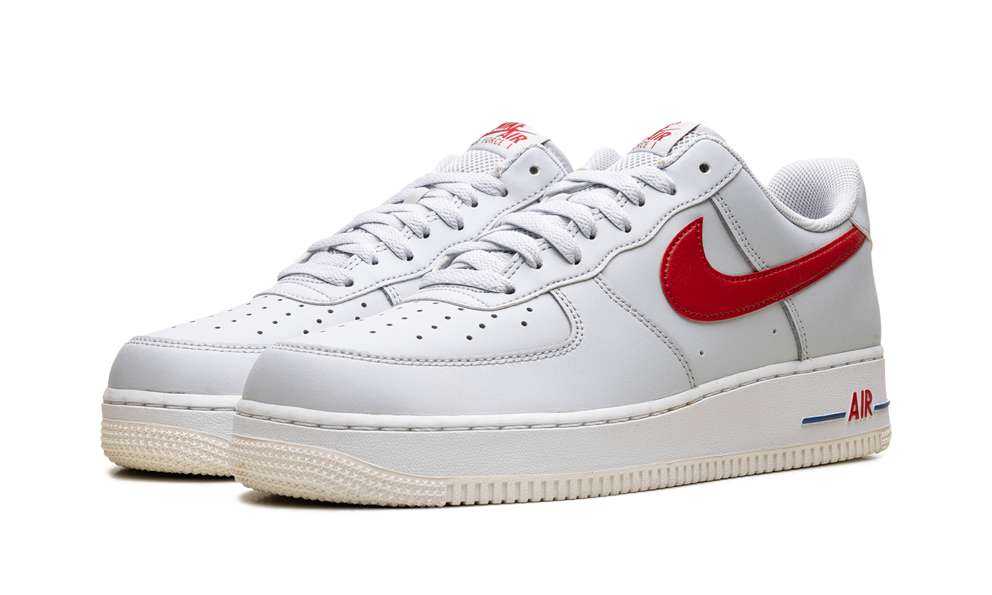 nike air force 1 low 07 team usa+DX2660-001+diagnol left view