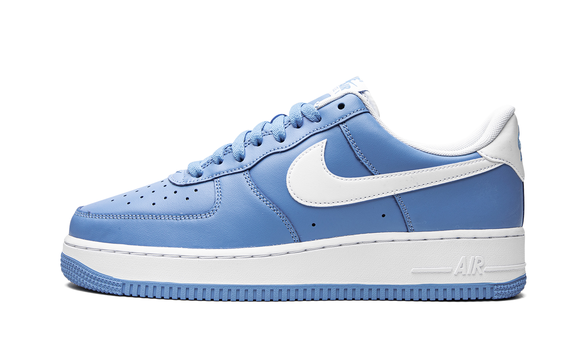 nike air force 1 low 07 university blue white+DC2911-400+diagnol right view 1