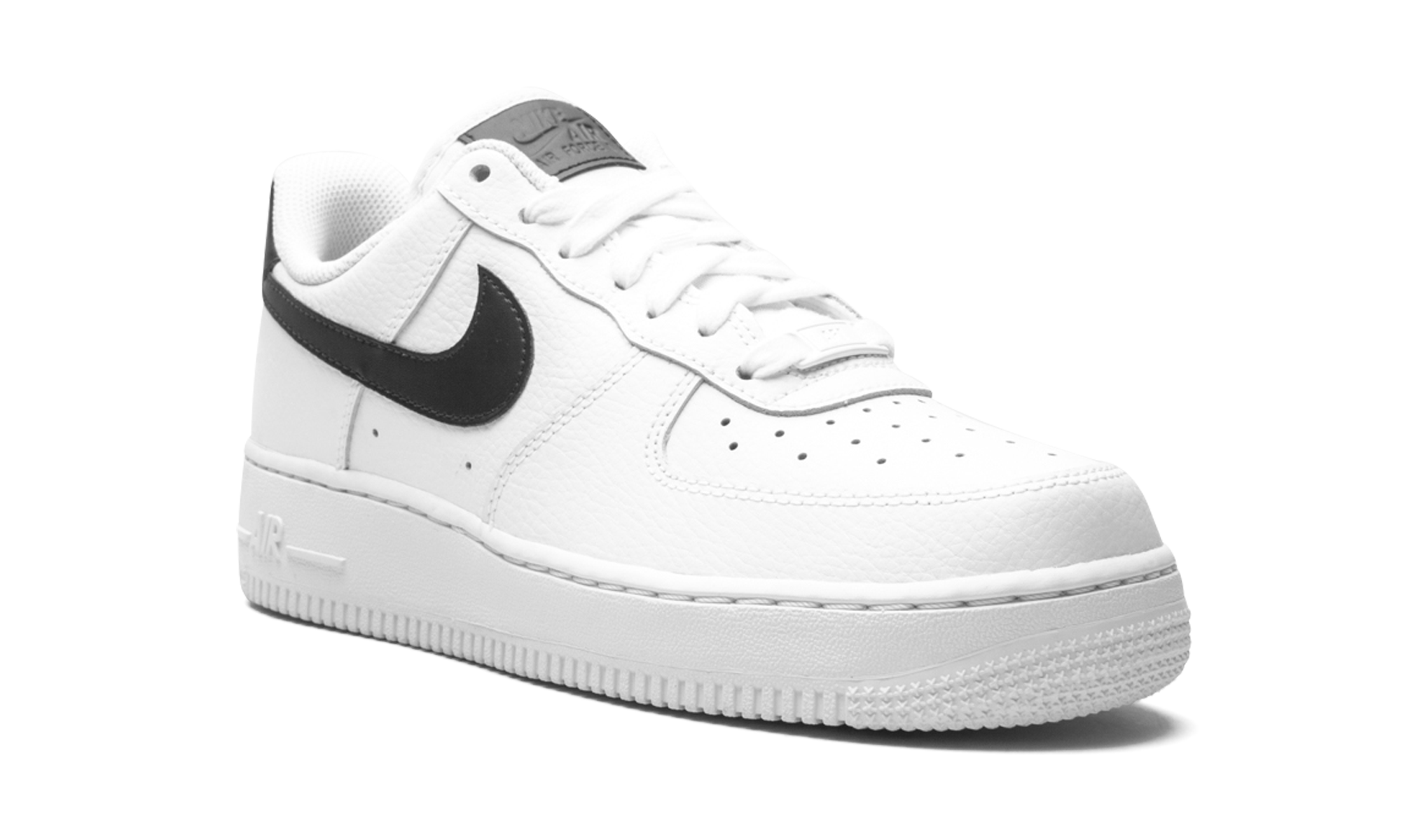 nike air force 1 low 07 white black women s+315115-152+diagnol right view