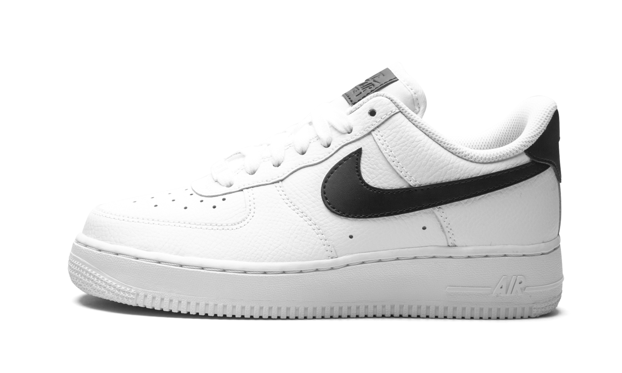 nike air force 1 low 07 white black women s+315115-152+diagnol right view 1