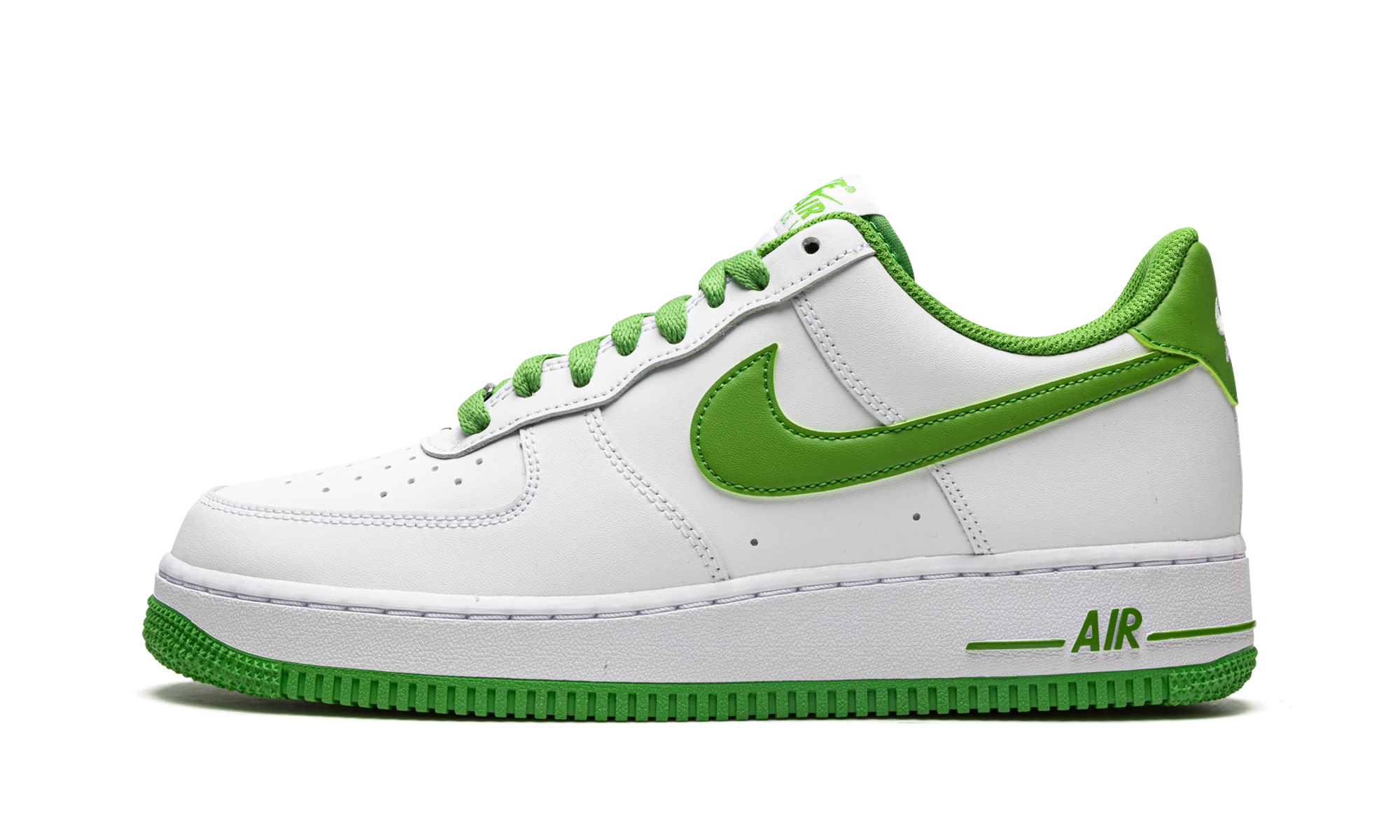 nike air force 1 low 07 white chlorophyll+DH7561-105+diagnol right view 1