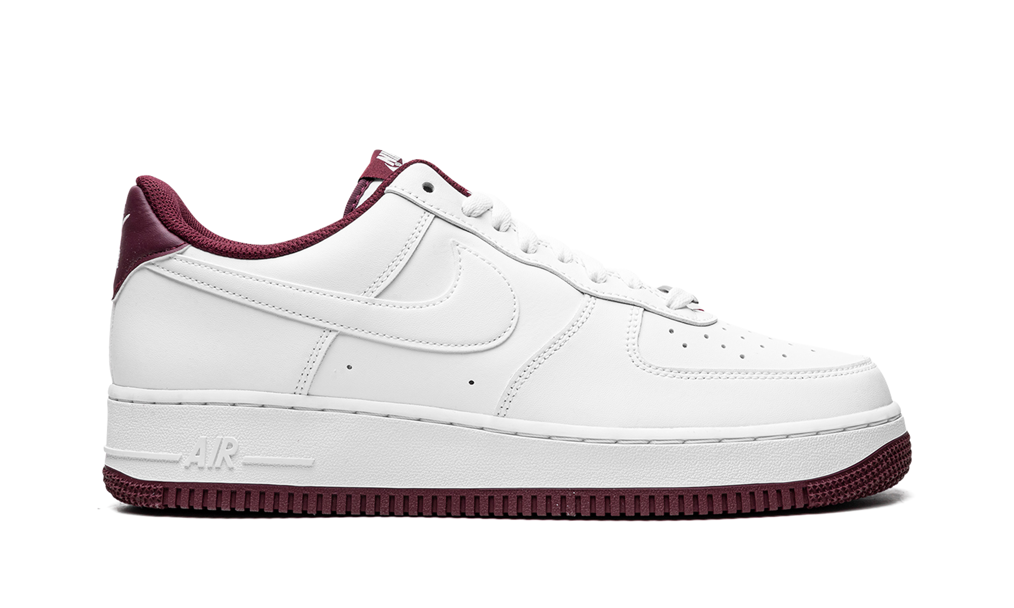 nike air force 1 low 07 white dark beetroot+DH7561-106+right view