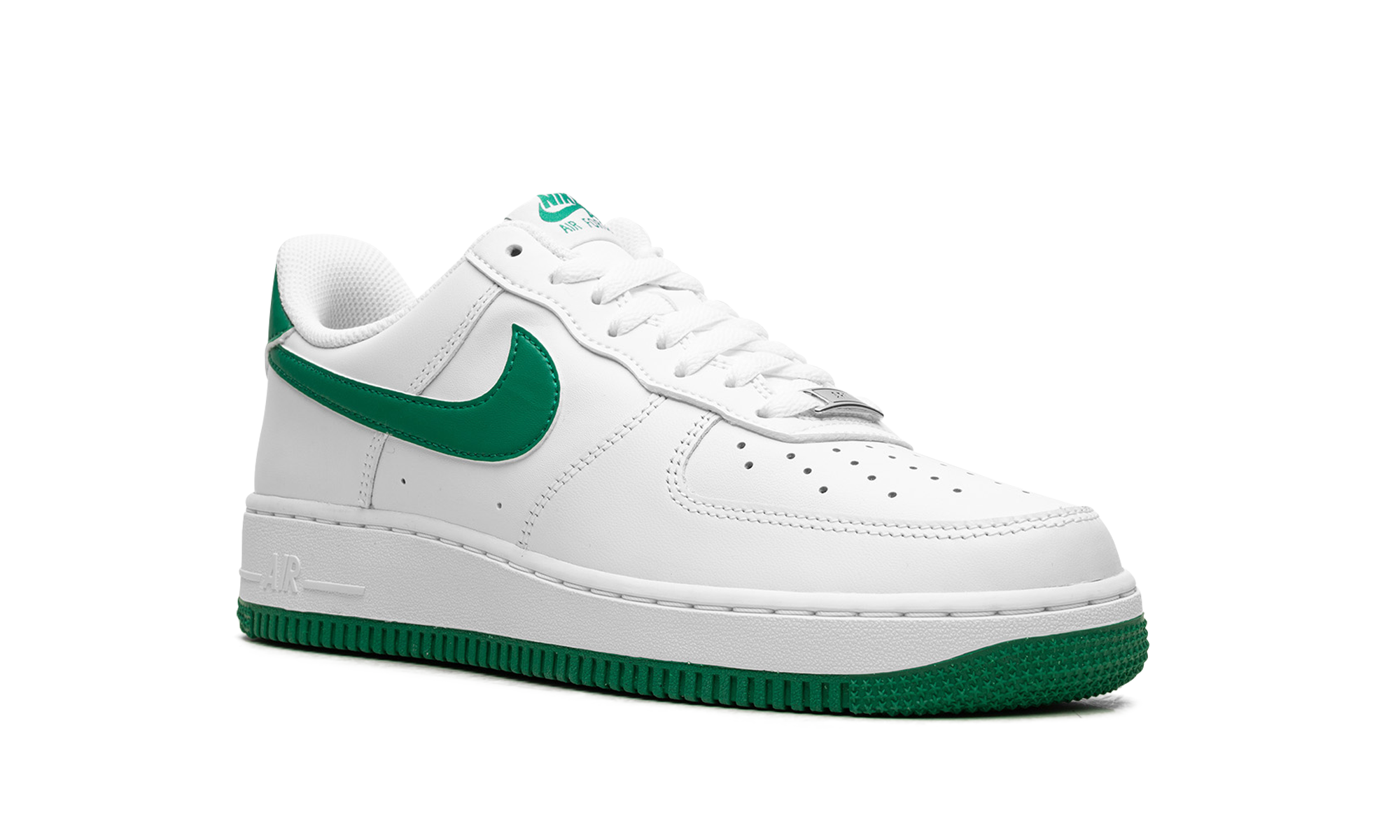 nike air force 1 low 07 white malachite+FJ4146-102+diagnol right view
