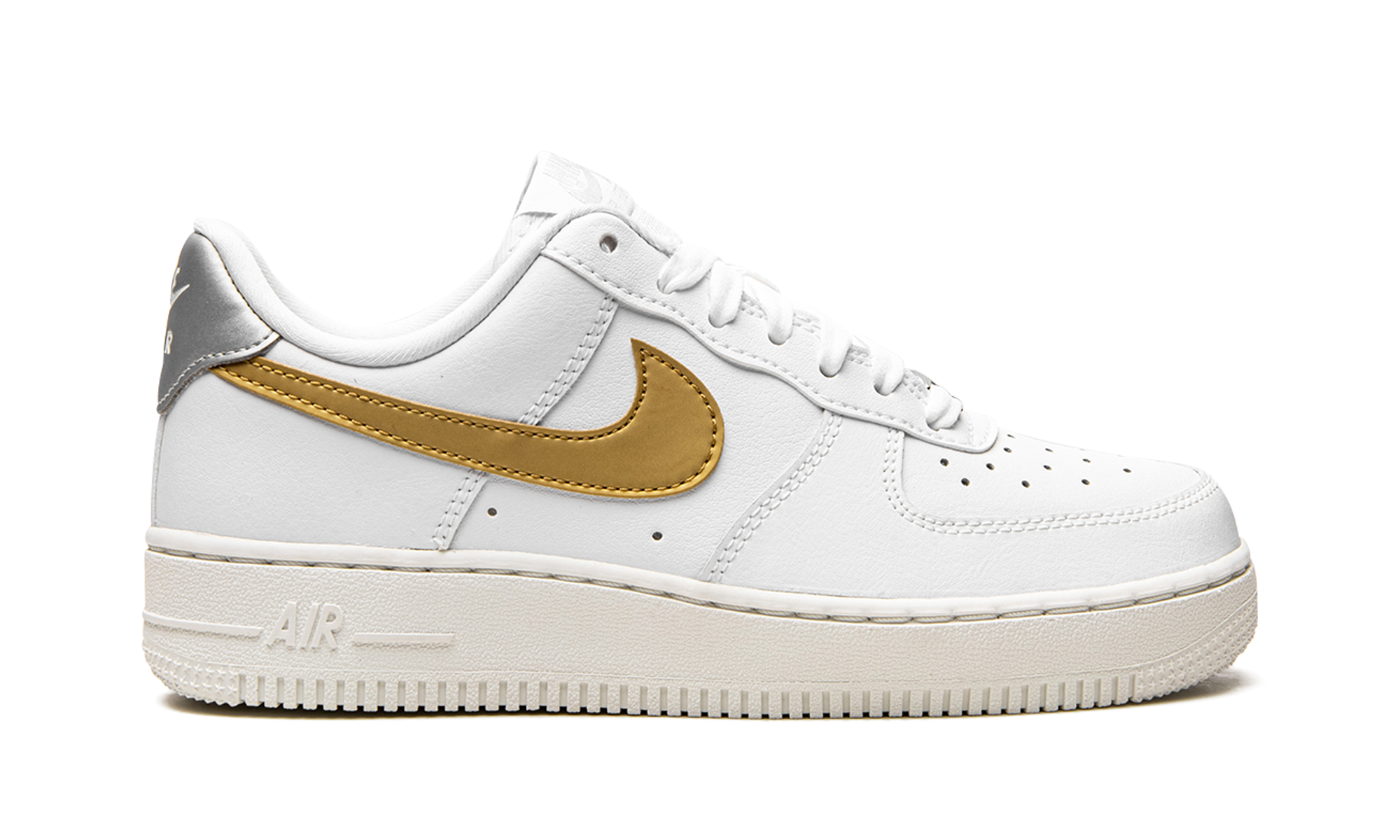 nike air force 1 low 07 white metallic gold women s+DD8959-106+right view