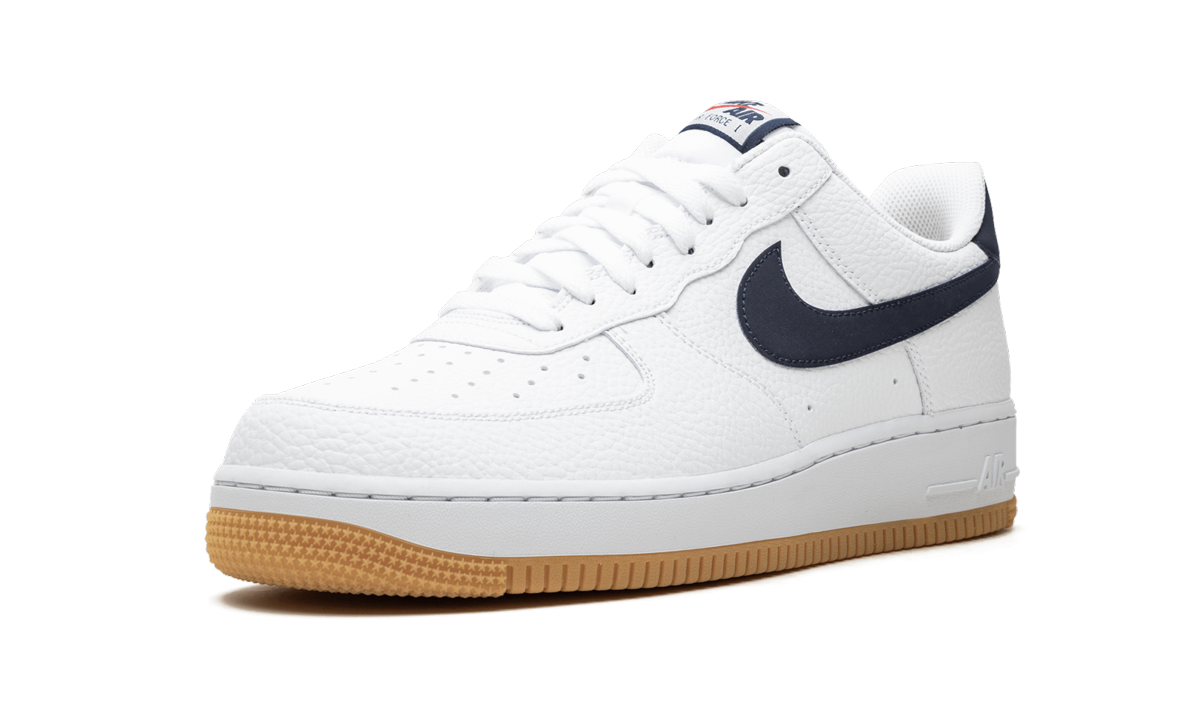nike air force 1 low 07 white obsidian+CI0057-100+left diagnol single view
