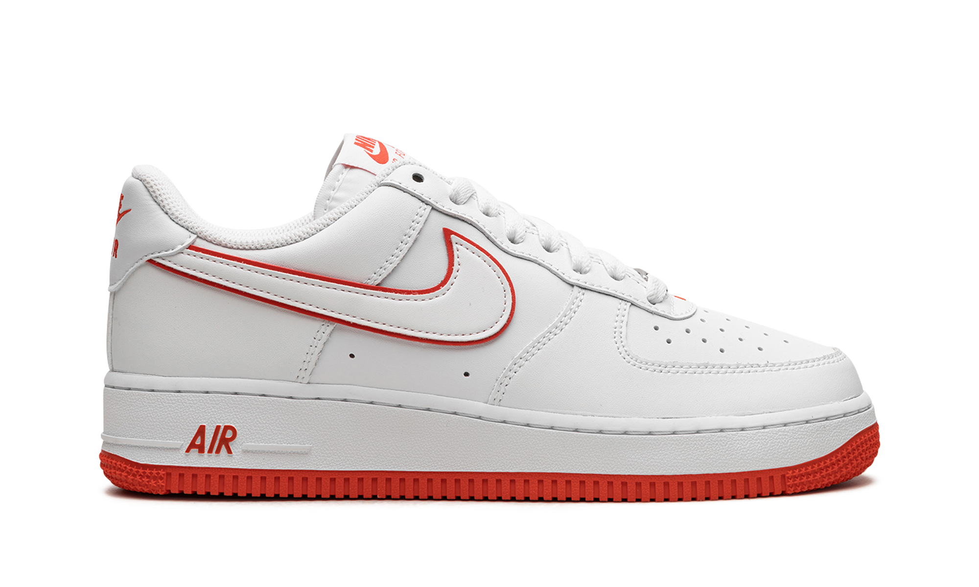 nike air force 1 low 07 white picante red+DV0788-102+right view