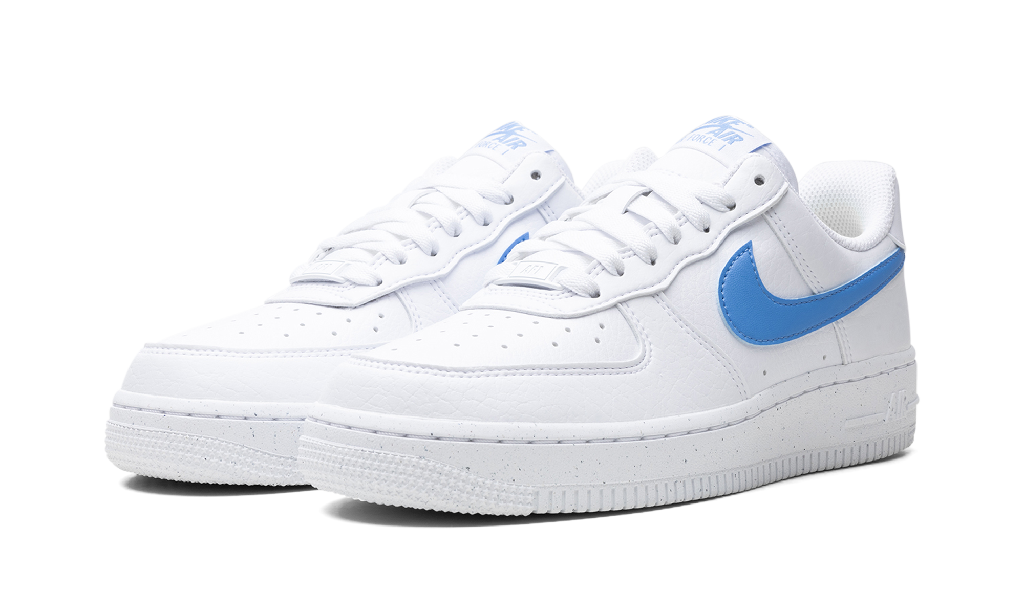 nike air force 1 low 07 white university blue women s+DV3808-103+diagnol left view