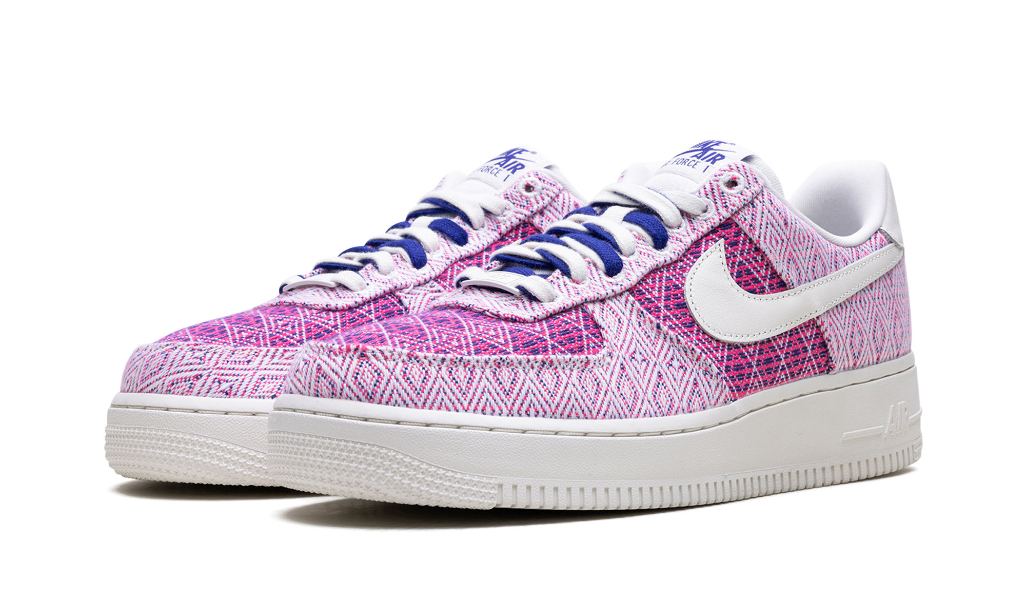 nike air force 1 low 07 woven together women s+HF5128-902+diagnol left view