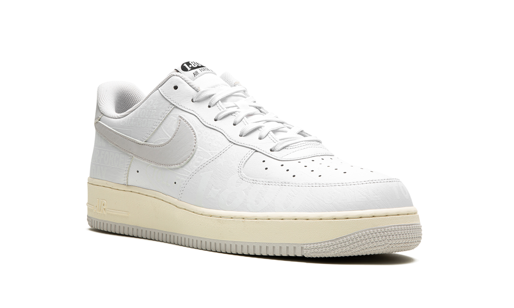 nike air force 1 low 1 800+CJ1631-100+diagnol right view