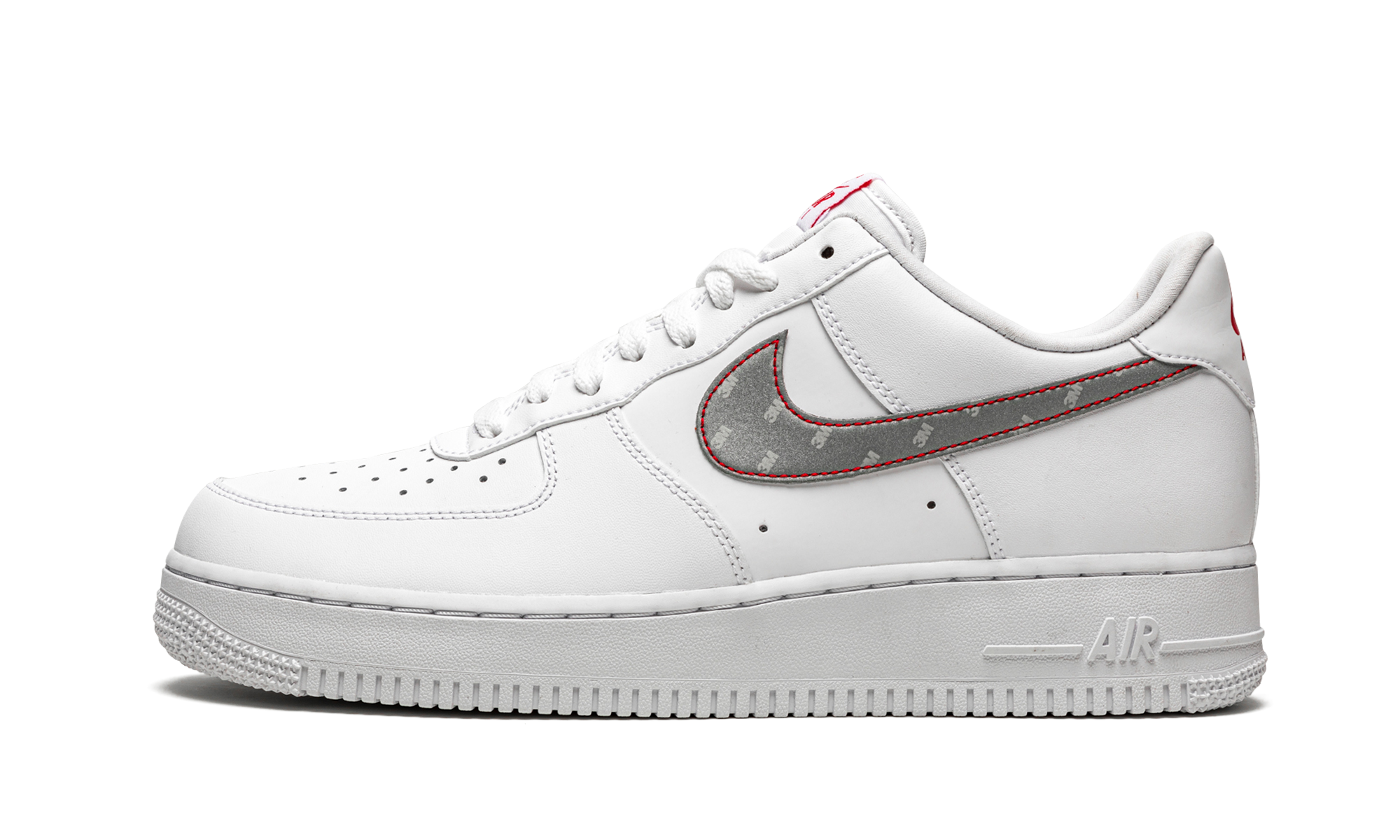 nike air force 1 low 3m swoosh white+CT2296-100+diagnol right view 1