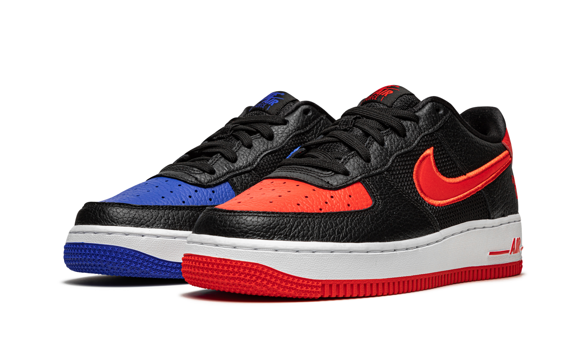 nike air force 1 low 82 gs+DH0201-001+diagnol right behind view