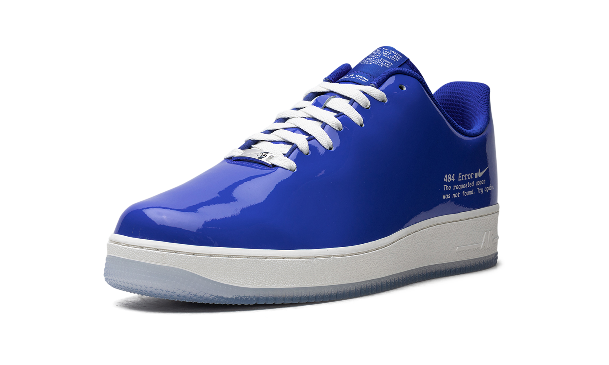 nike air force 1 low swoosh 404 error+HJ1060-400+left diagnol single view