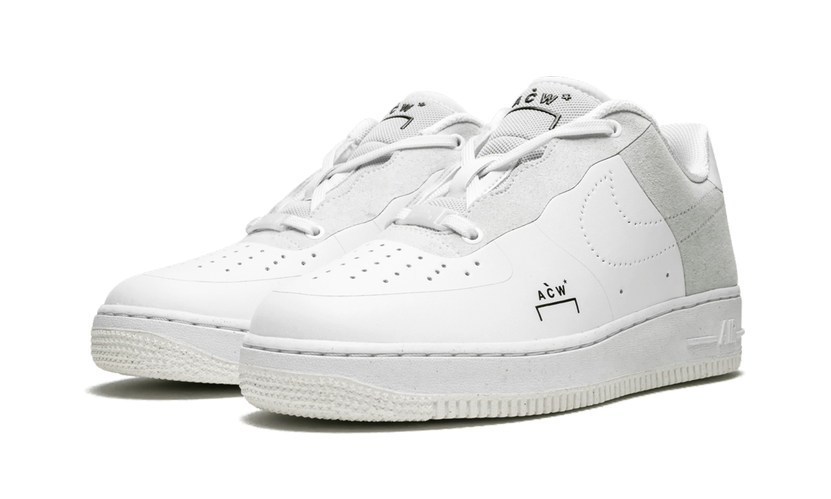 nike air force 1 low a cold wall white+BQ6924-100+diagnol left view