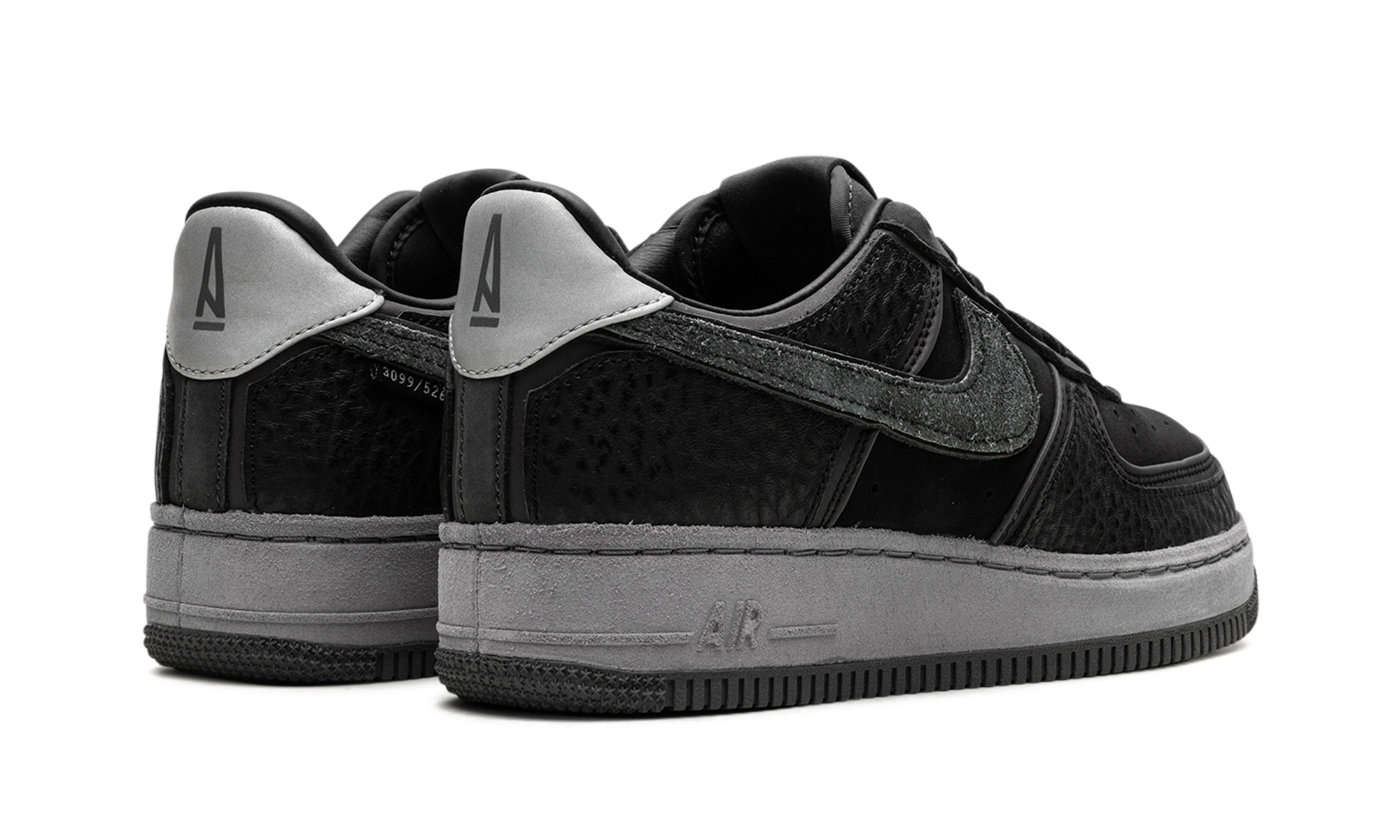 nike air force 1 low a ma maniere+CQ1087-001+diagnol right behind view