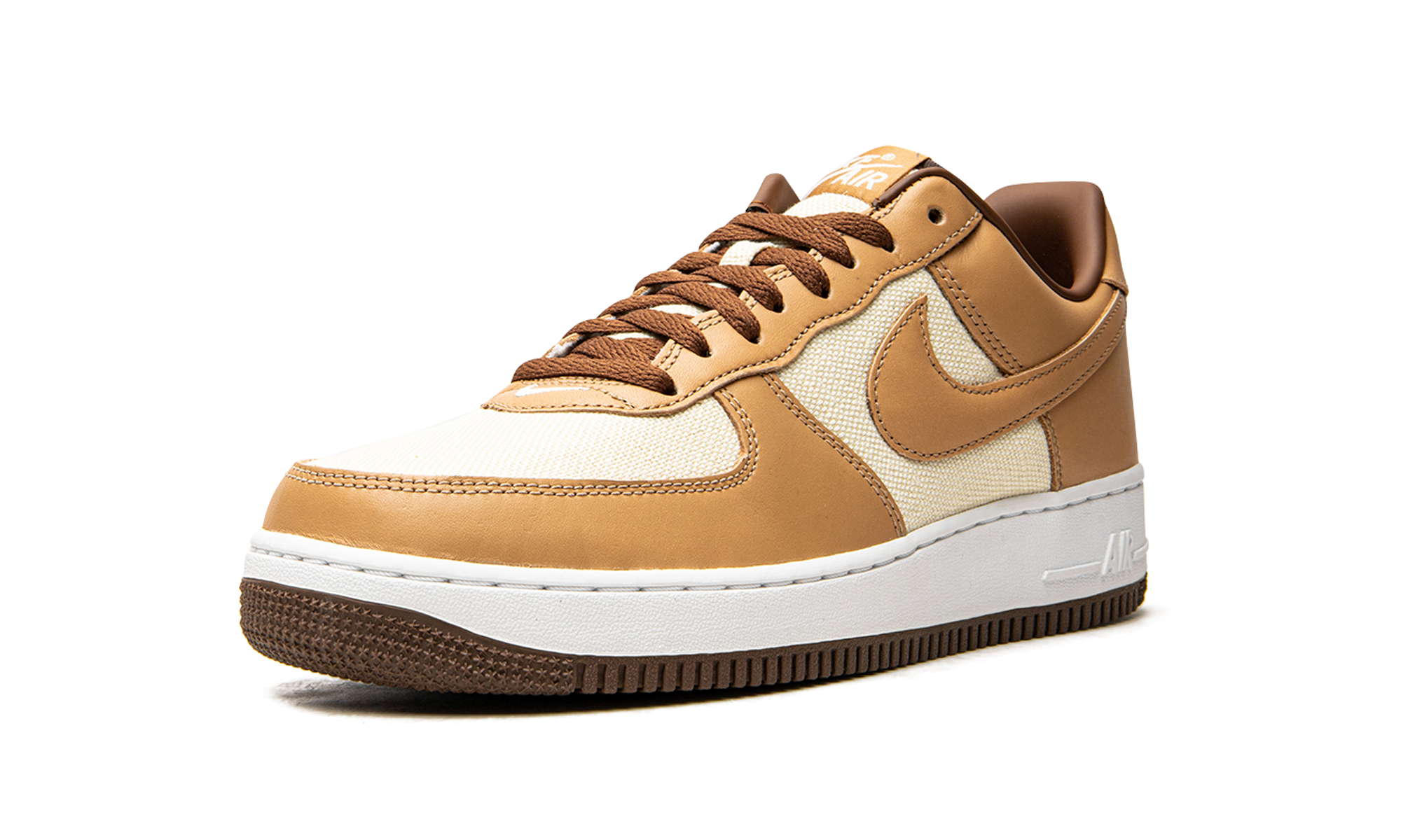 nike air force 1 low acorn 2021+DJ6395-100+left diagnol single view