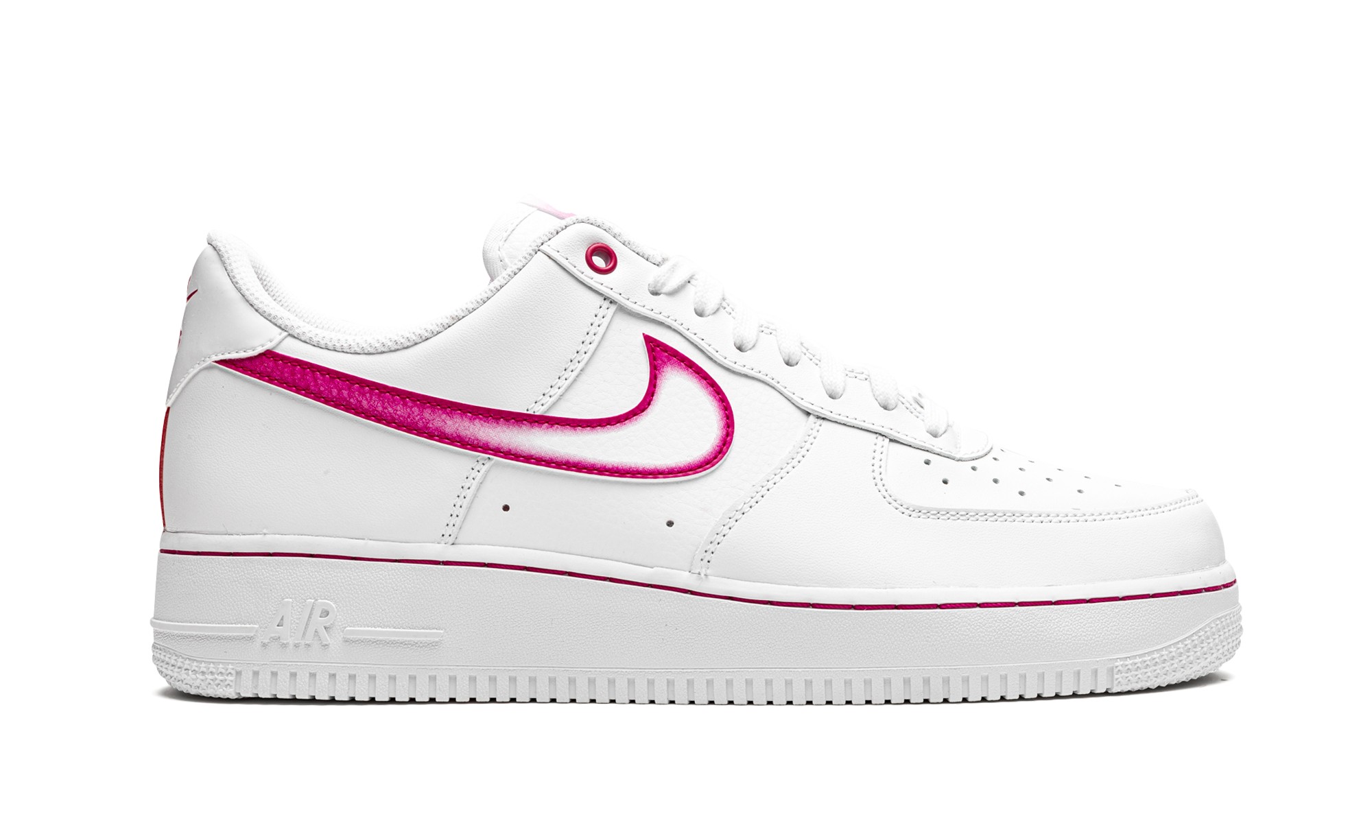 nike air force 1 low airbrush white pink women s+DD9683-100+right view