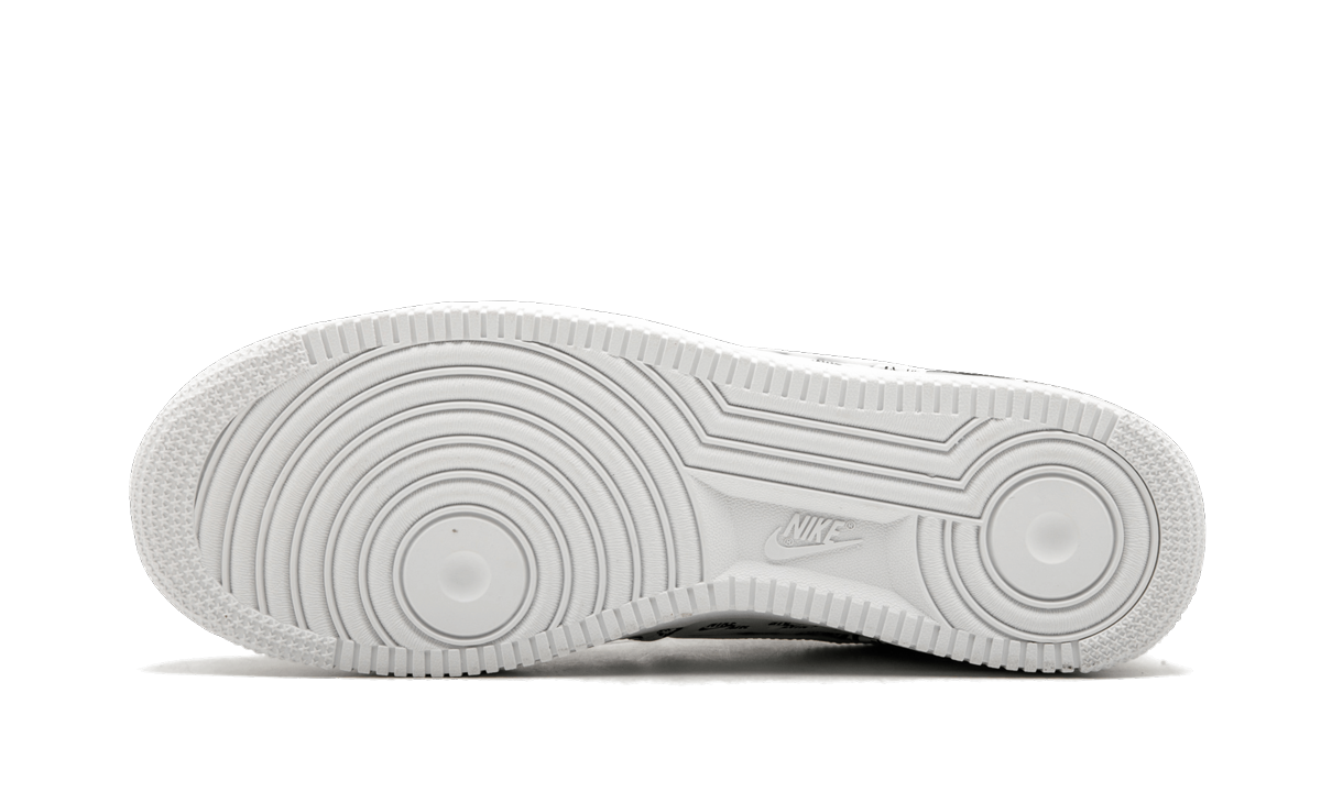 nike air force 1 low all over logo white+AH8462-100+bottom view