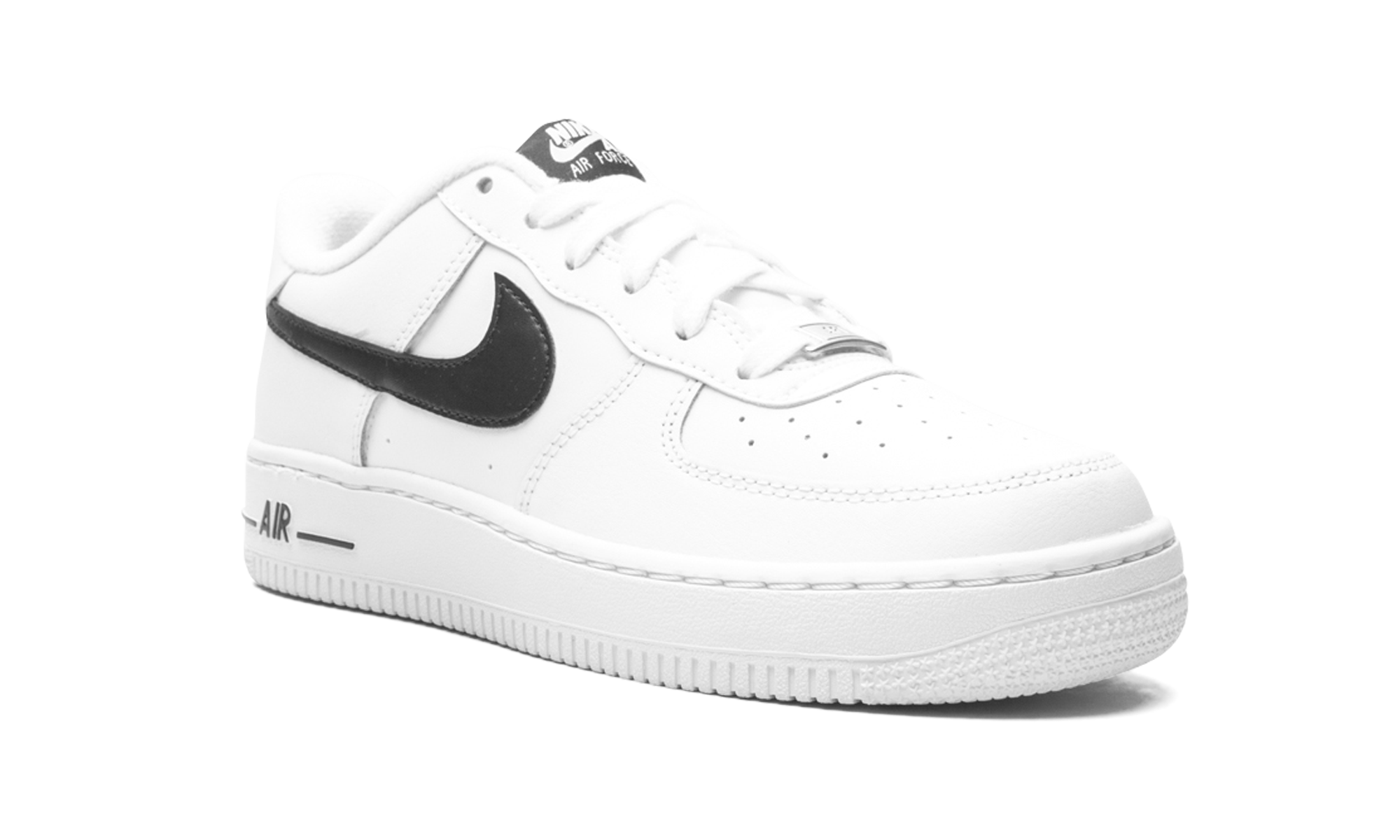 nike air force 1 low an20 white black gs+CT7724-100+diagnol right view