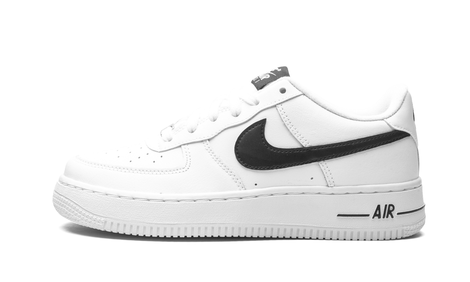 nike air force 1 low an20 white black gs+CT7724-100+diagnol right view 1