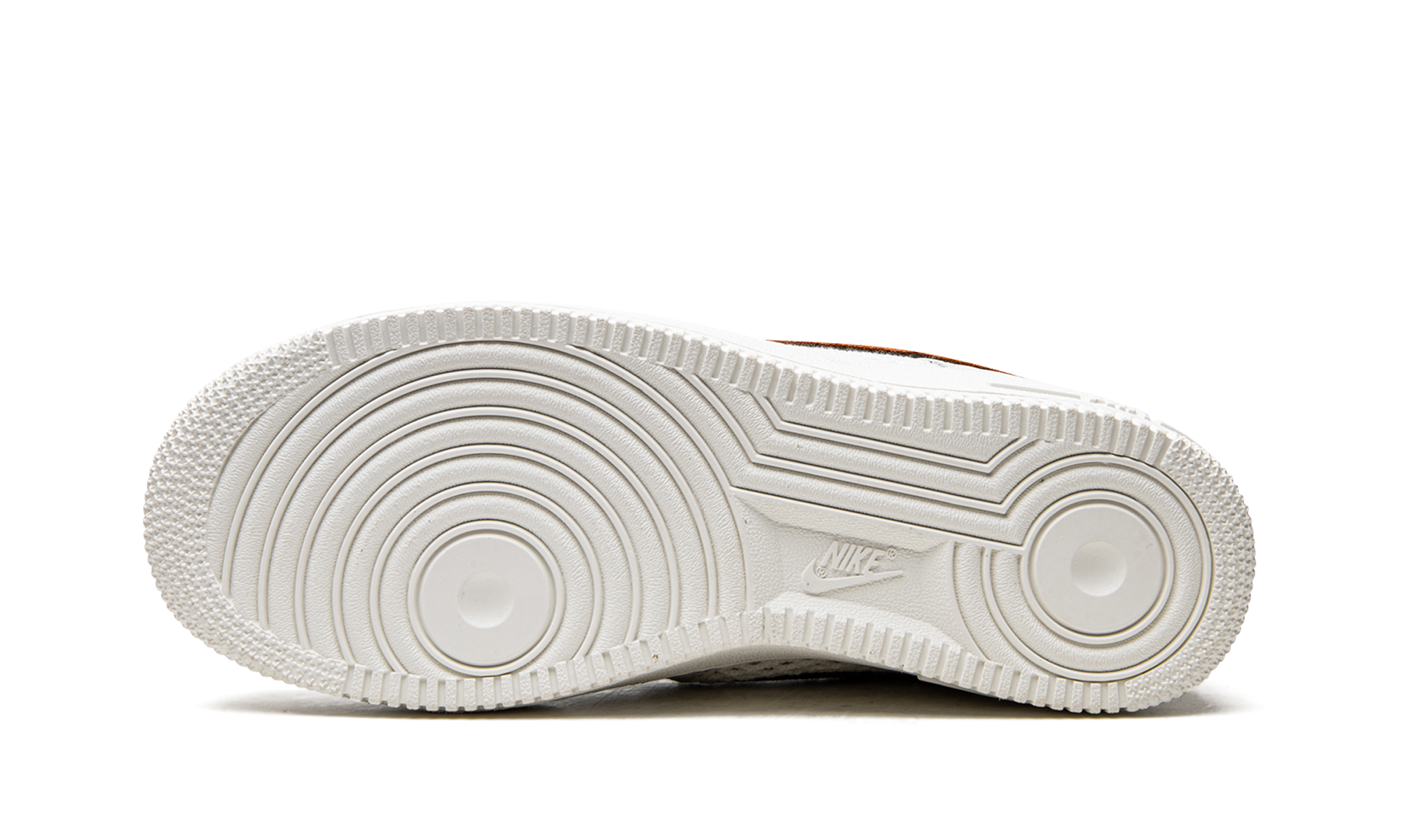 nike air force 1 low basketball leather light bone sail women s+DZ5228-100+bottom view