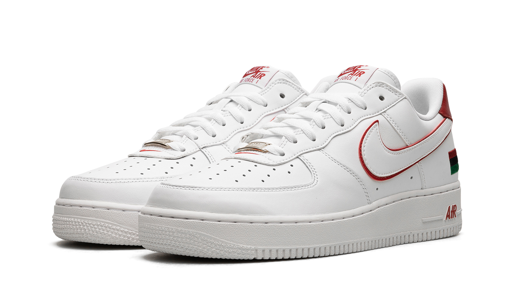 nike air force 1 low bhm 2015+739389-100+diagnol left view