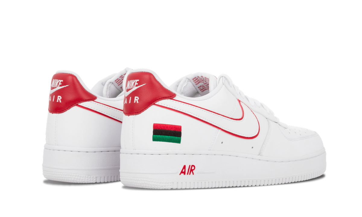 nike air force 1 low bhm 2015+739389-100+left diagnol single view