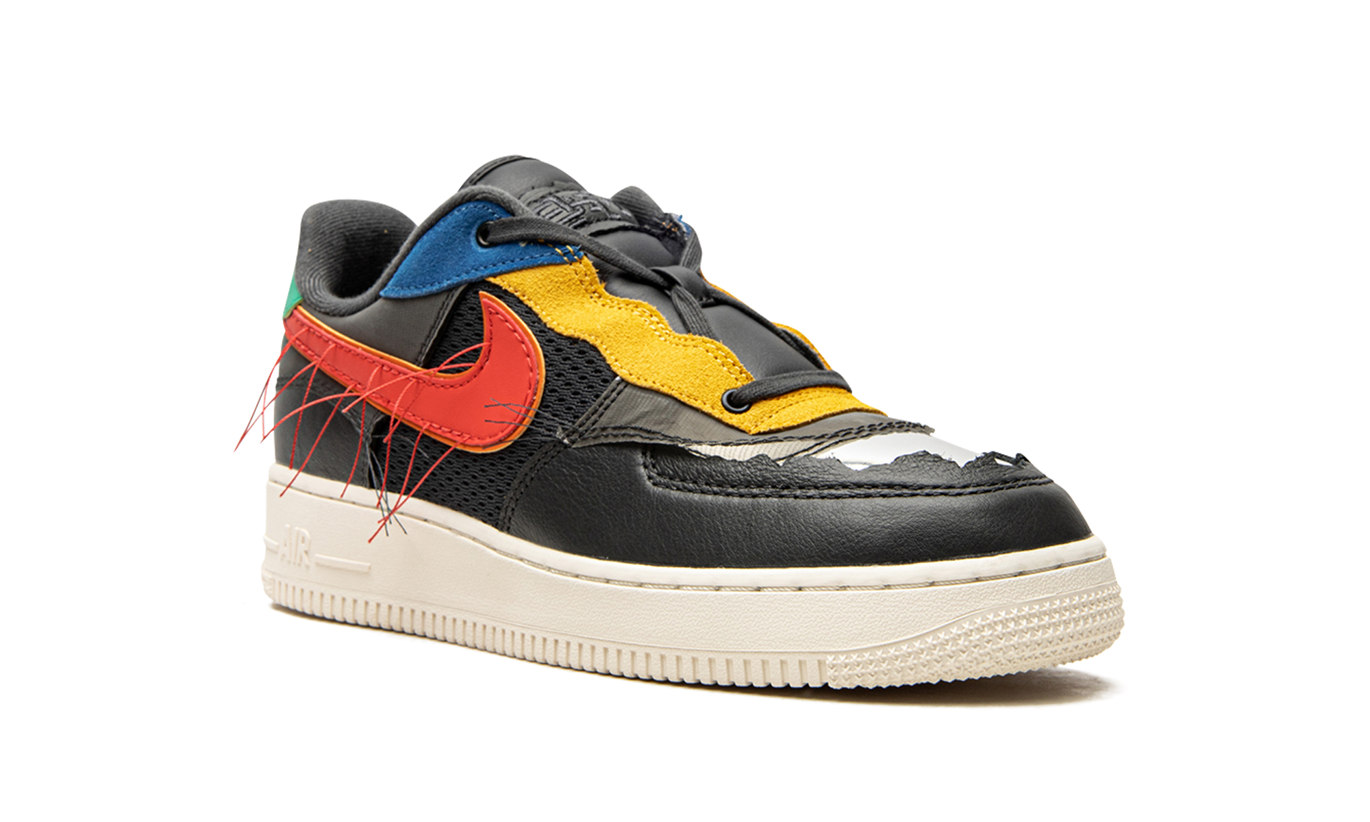 nike air force 1 low bhm 2020+CT5534-001+diagnol right view