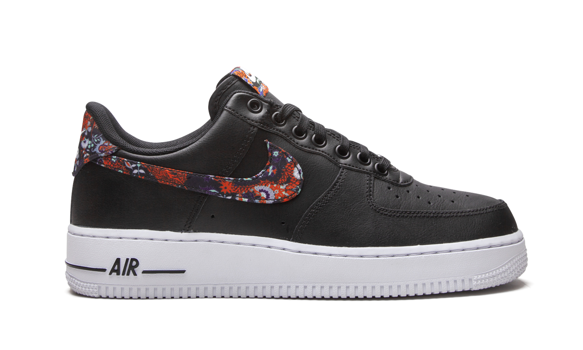 nike air force 1 low black floral+CZ7933-001+right view