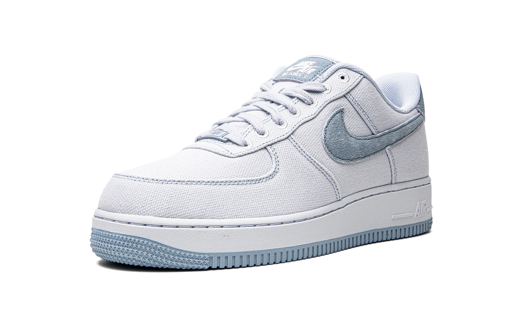 nike air force 1 low blue dip dye+DQ8233-001+left diagnol single view