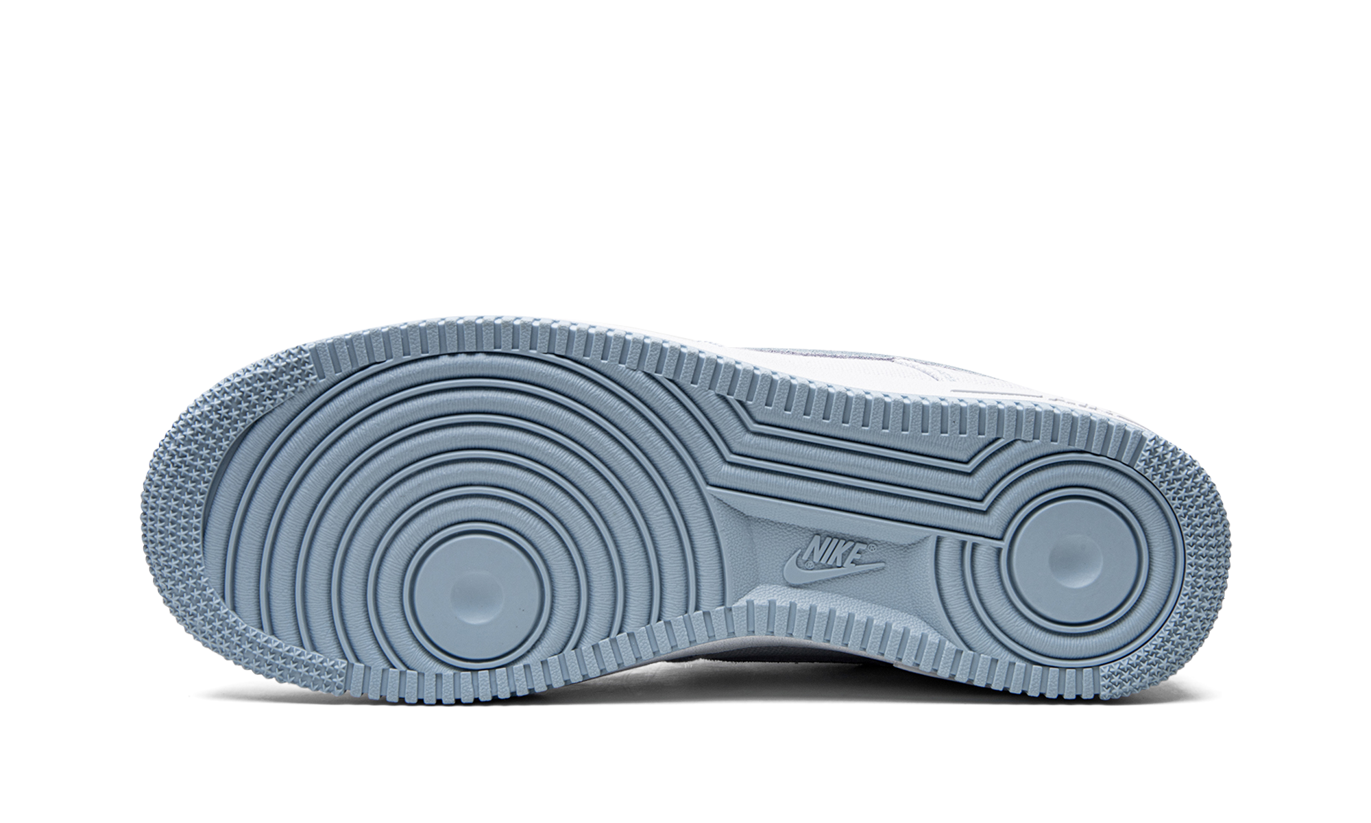 nike air force 1 low blue dip dye+DQ8233-001+bottom view
