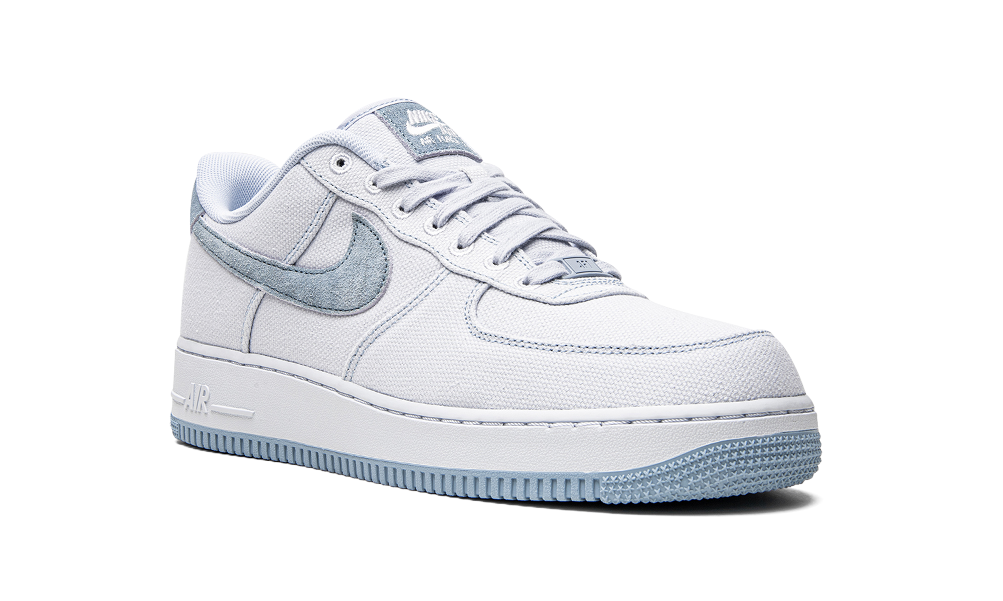 nike air force 1 low blue dip dye+DQ8233-001+diagnol right view