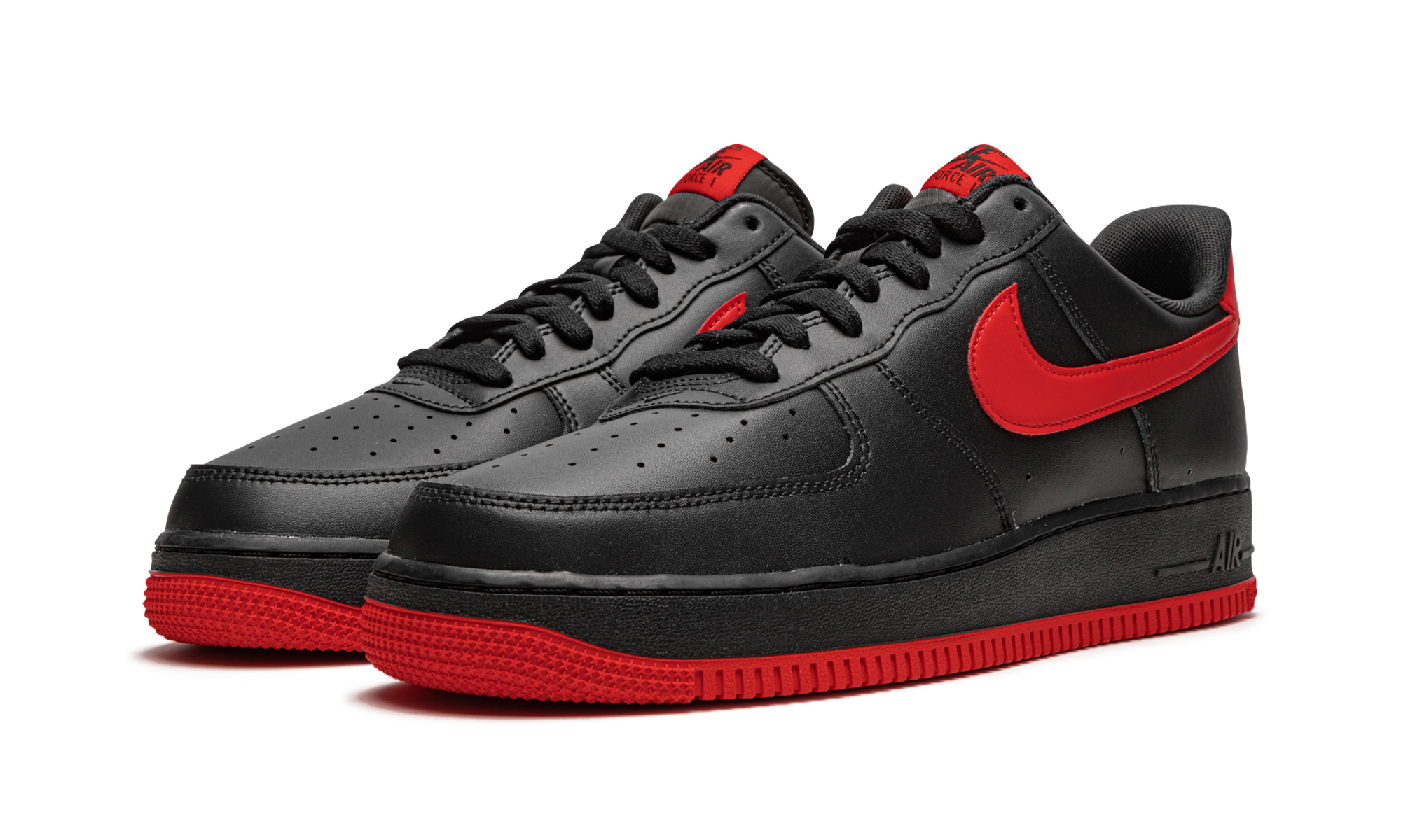 nike air force 1 low bred+DC2911-001+diagnol left view