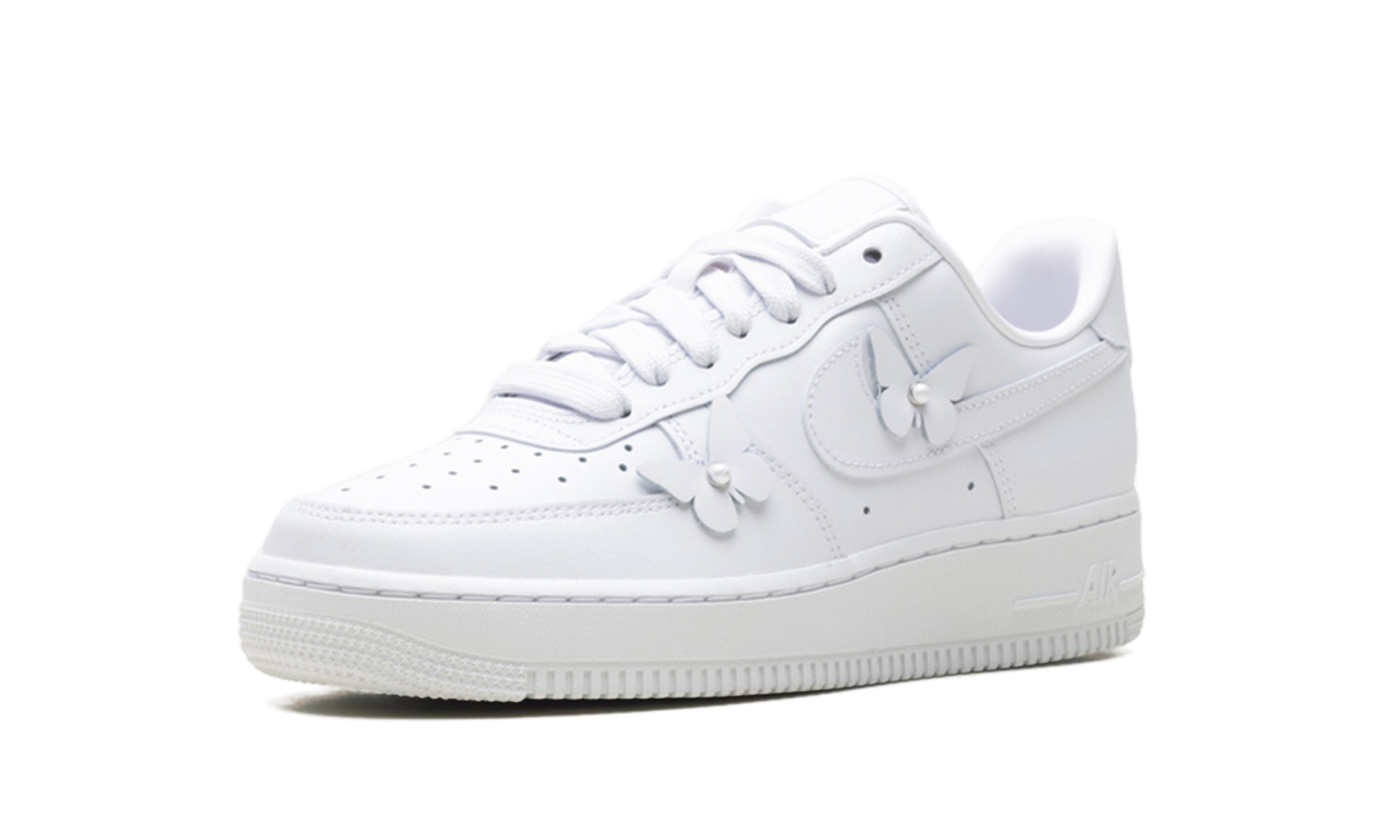 nike air force 1 low butterfly white women s+IH4480-100+left diagnol single view