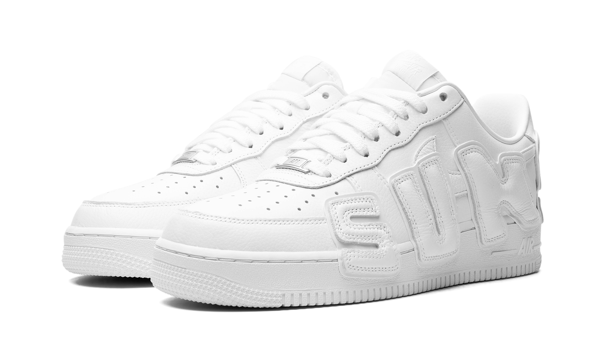 nike air force 1 low cactus plant flea market white 2024+FQ7069-100+diagnol left view