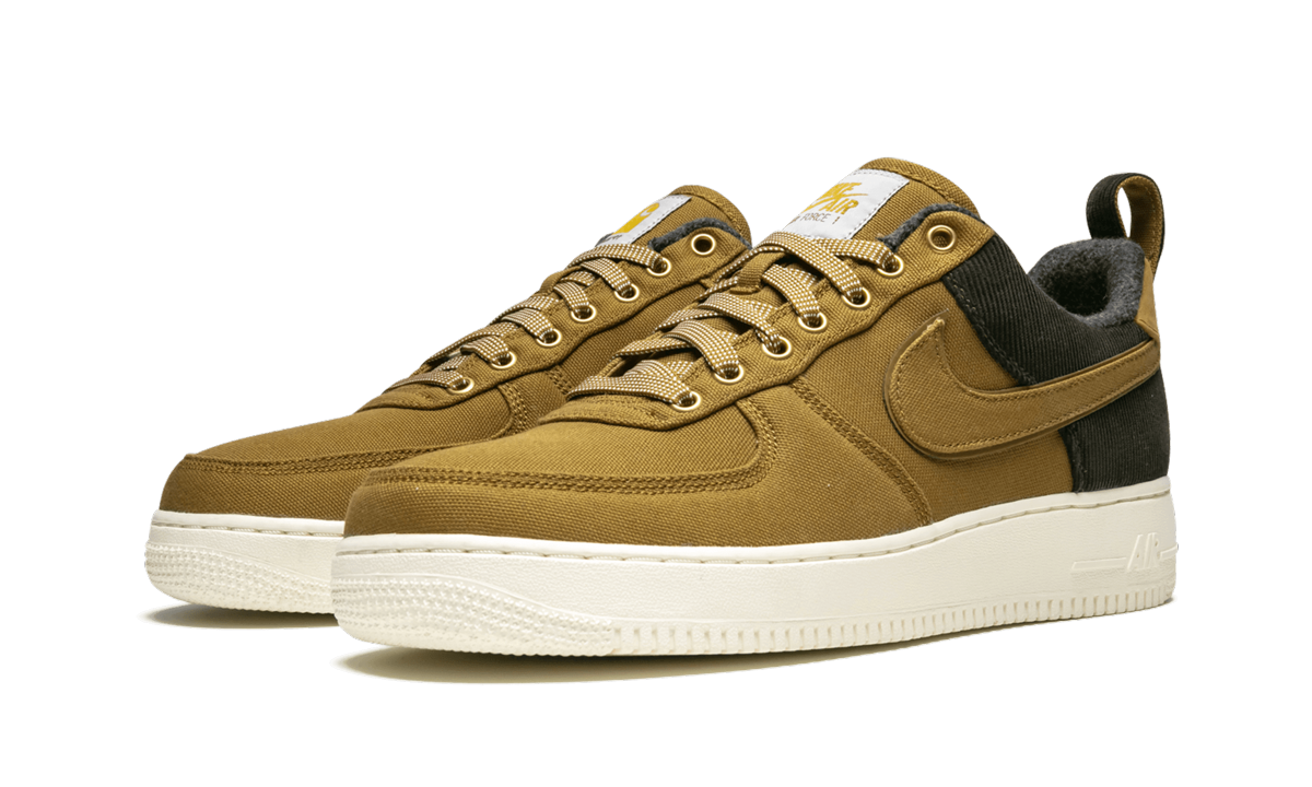 nike air force 1 low carhartt wip ale brown+AV4113-200+diagnol left view